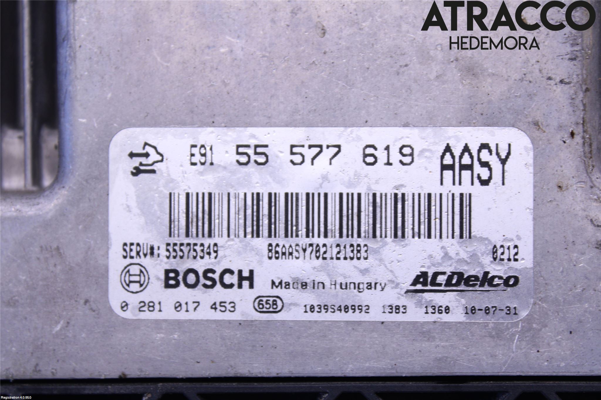 Opel INSIGNIA 09-16 Styreenhet Dieselpumpe