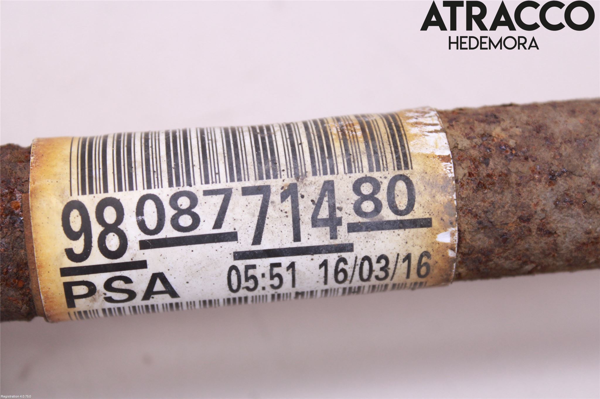 Citroen C4 GRAND PICASSO 14-18 Drivaksel Foran Kompl Venstre