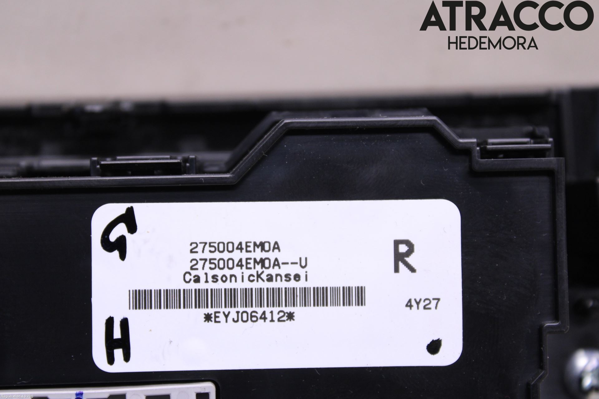 Nissan QASHQAI 14-17 Varme Ac Betjening-Display