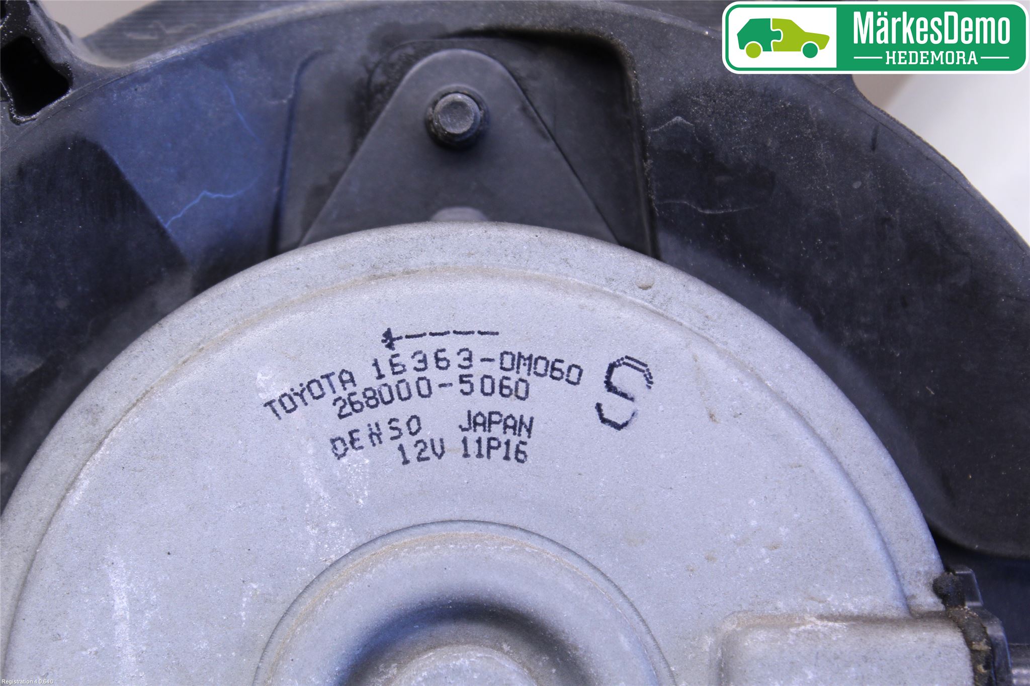 Toyota YARIS XP130 12-14 Kjølevifte Elektrisk
