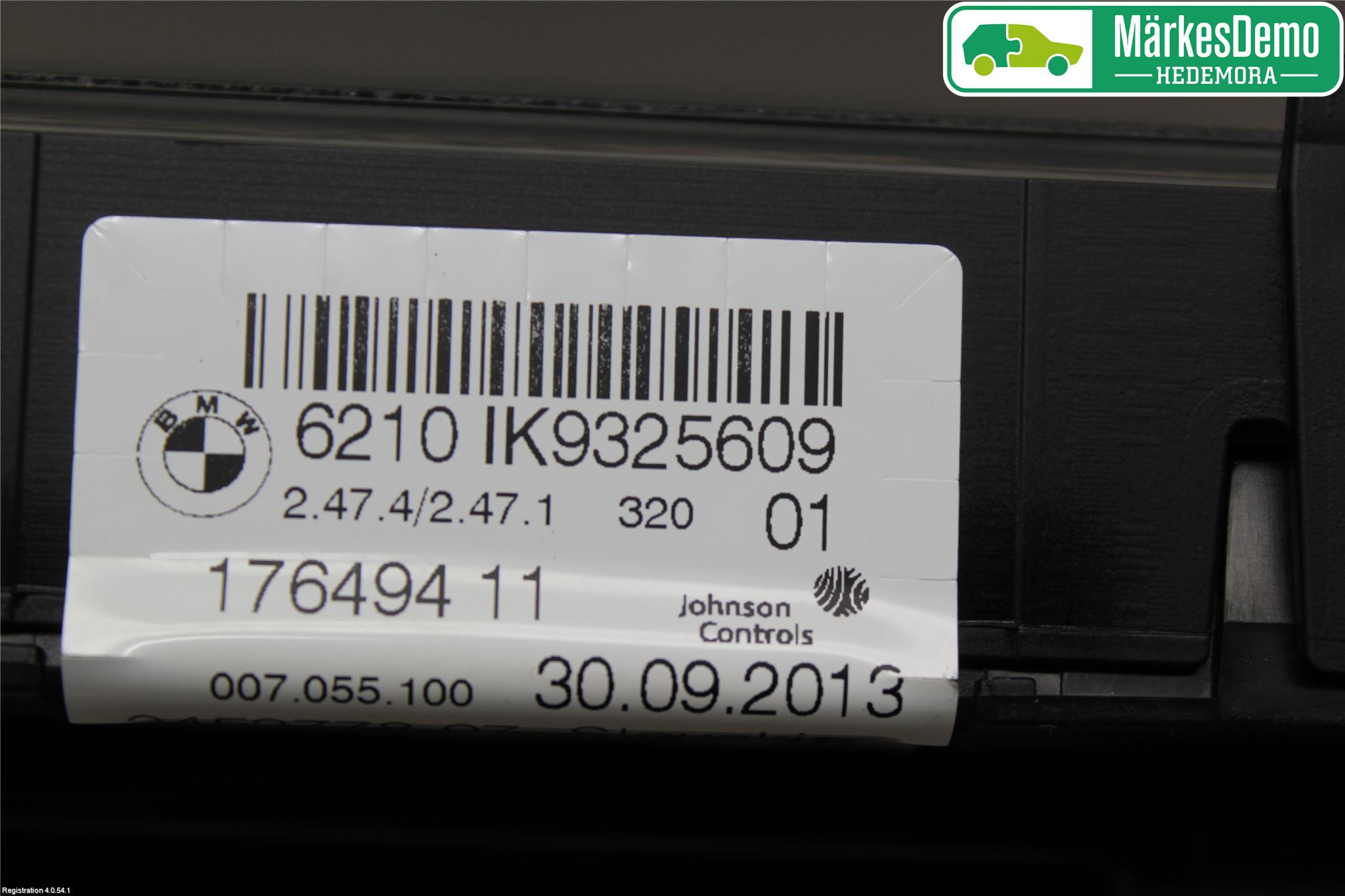 BMW 3 F30/F31/F80 12-19 Instr Kombinert