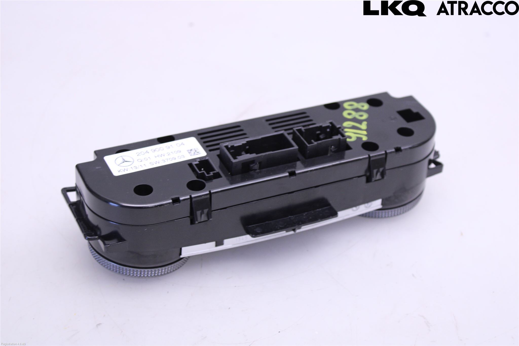 Mercedes-Benz MB GLK-KLASS (X204) 08-16 Varme Ac Betjening-Display