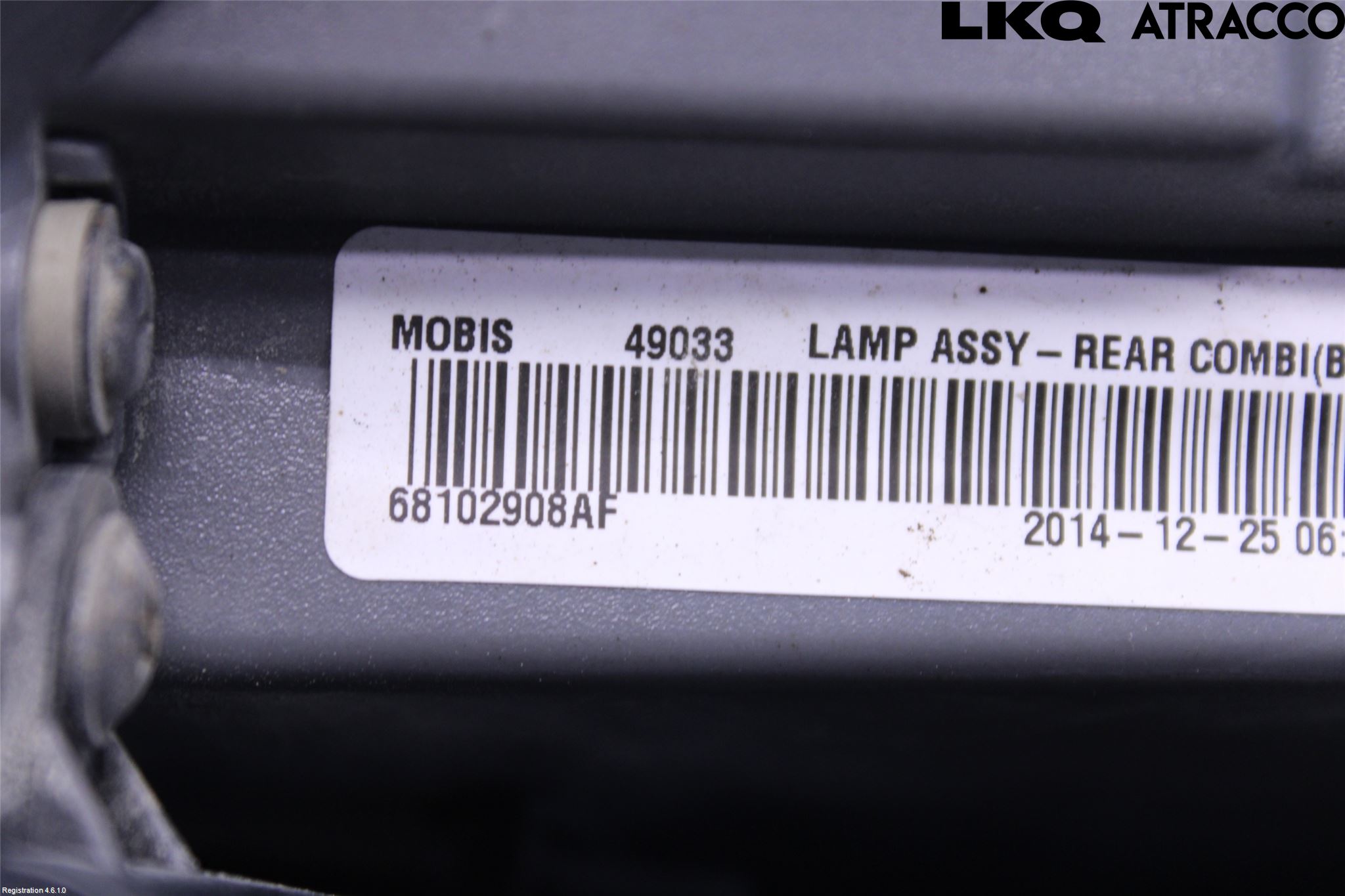 Jeep CHEROKEE Baklykt Høyre