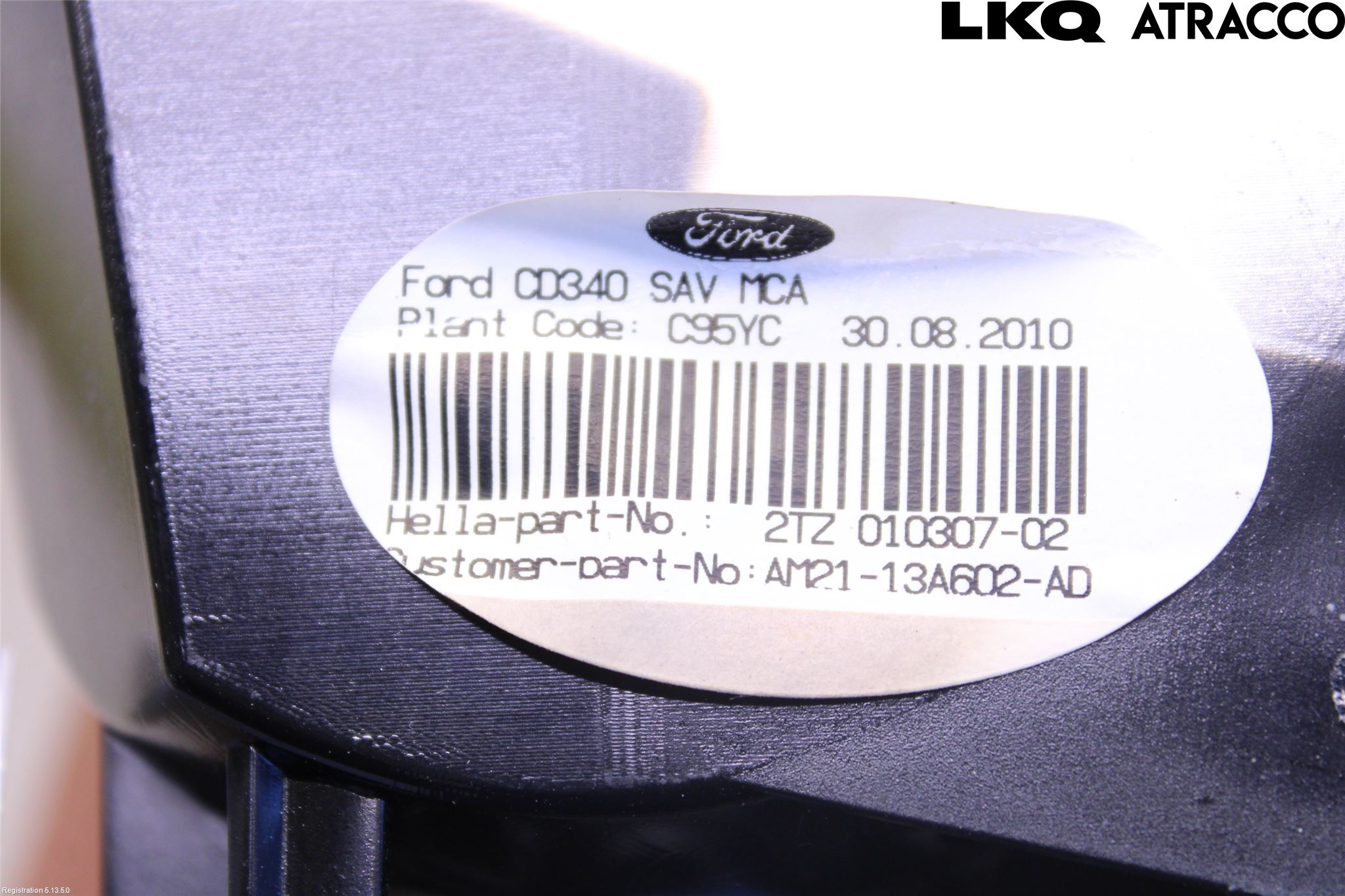 Ford S-MAX 06-15 Baklykt Høyre  På Luke(Indre)