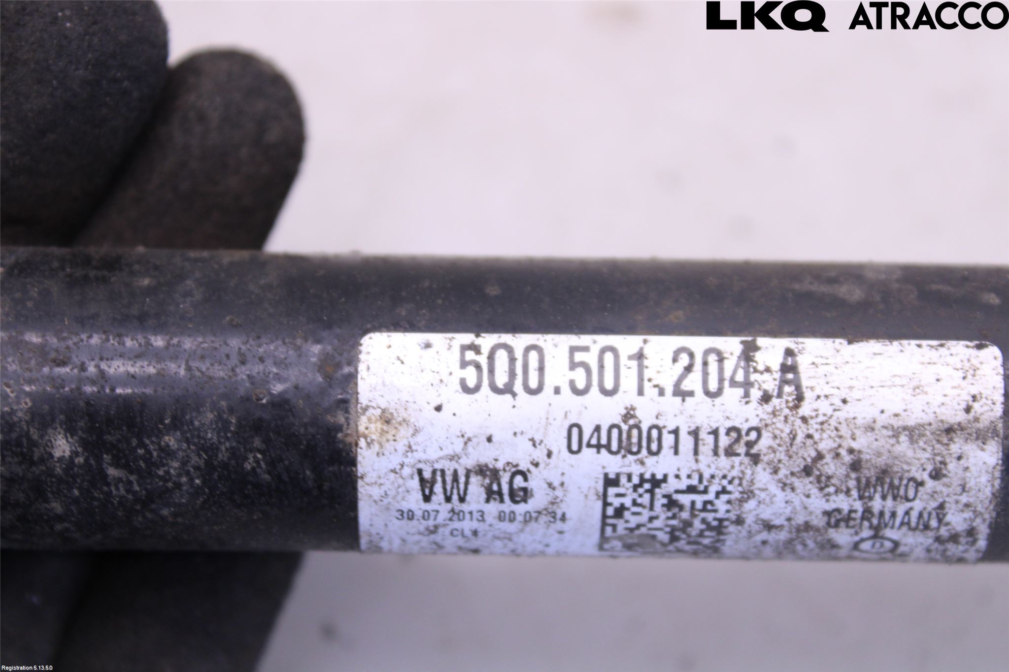 Audi A3/S3 8V 13-20 Drivaksel Bak Kompl Høyre