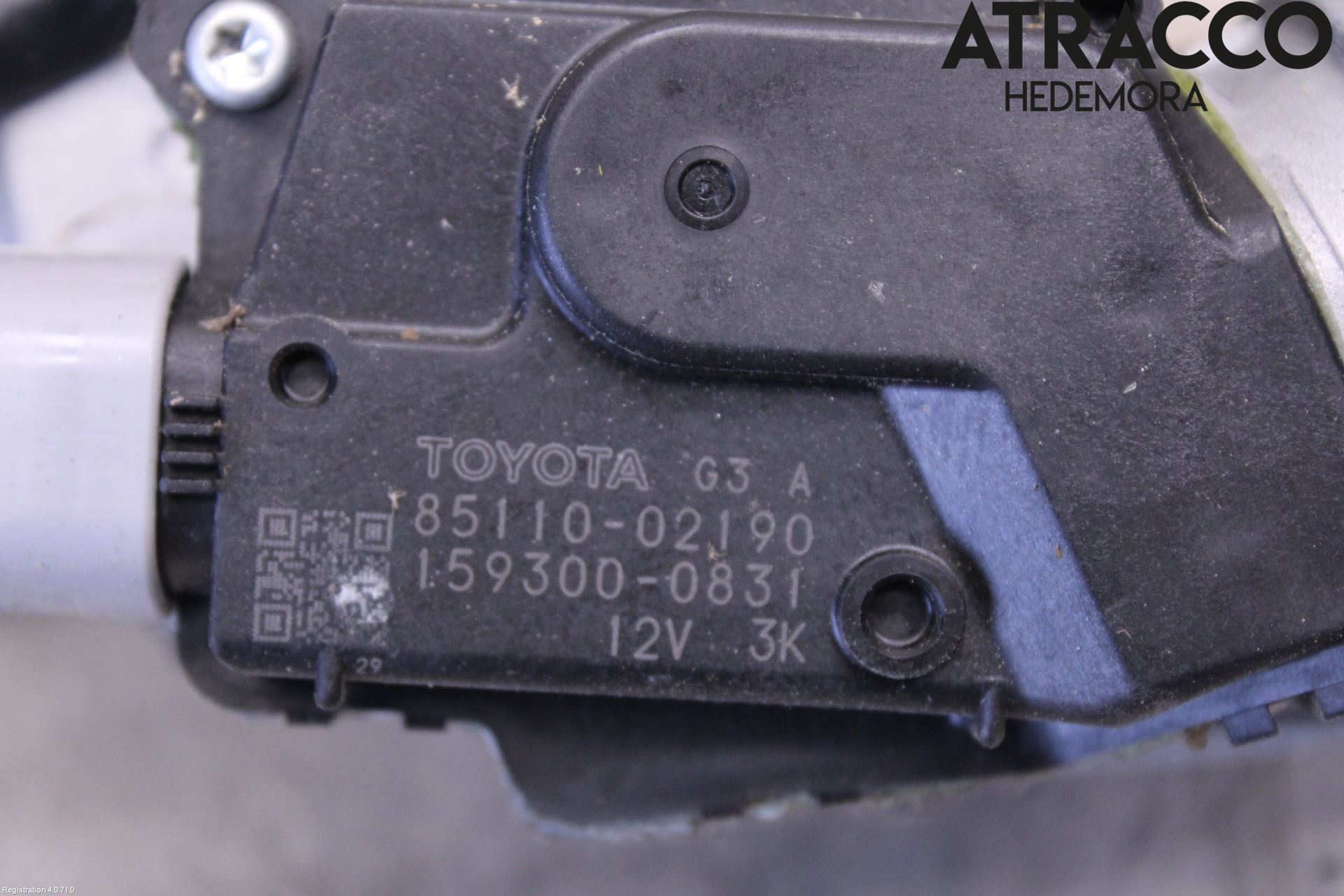 Toyota AURIS 07-09 Viskermotor Frontrute
