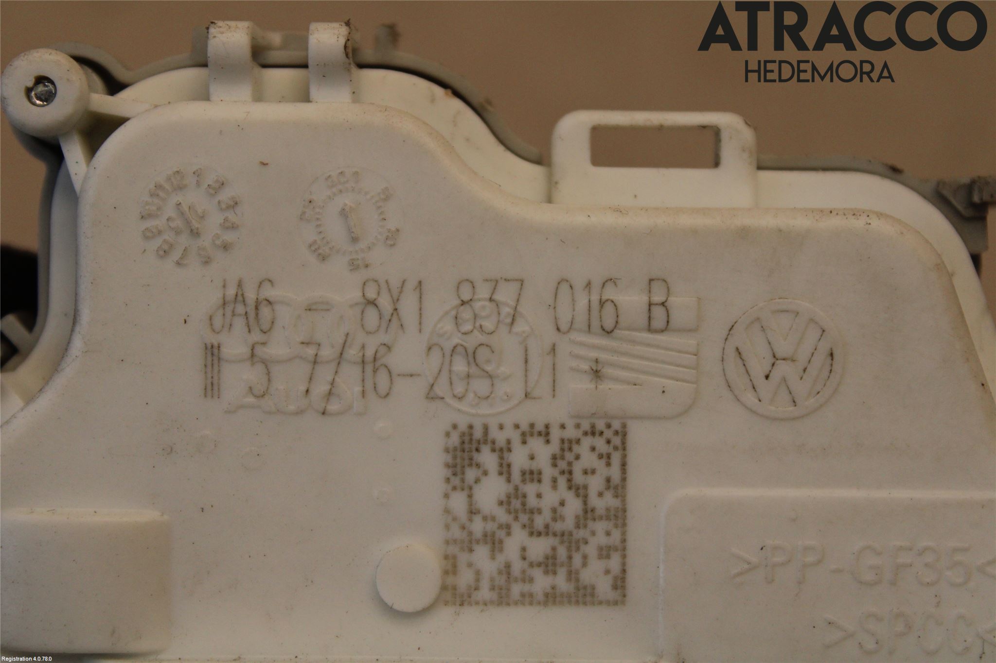 Audi A4/S4 B9 16-19 Dørlås - Låsekasse