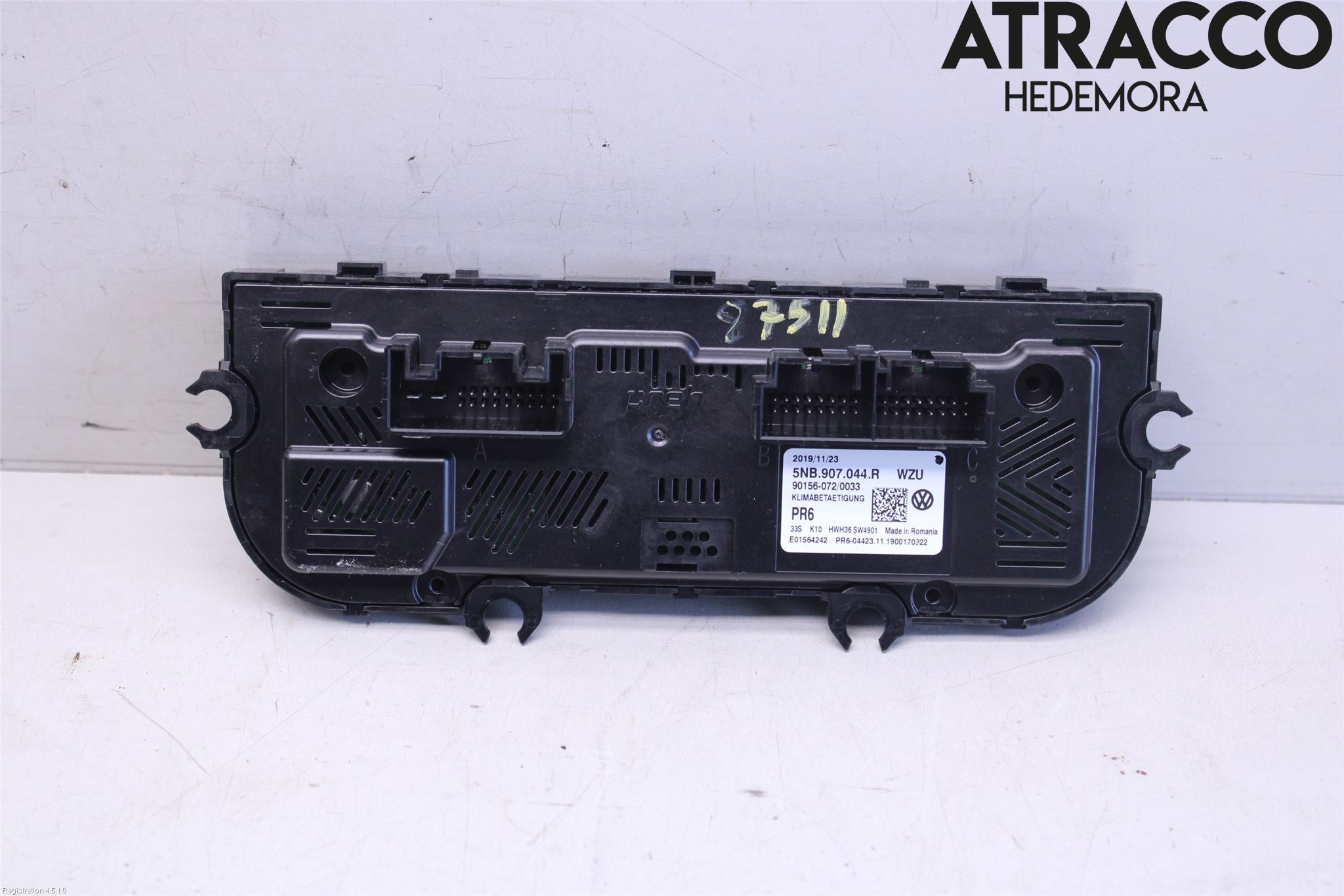 Volkswagen VW TIGUAN 16-24 Varme Ac Betjening-Display
