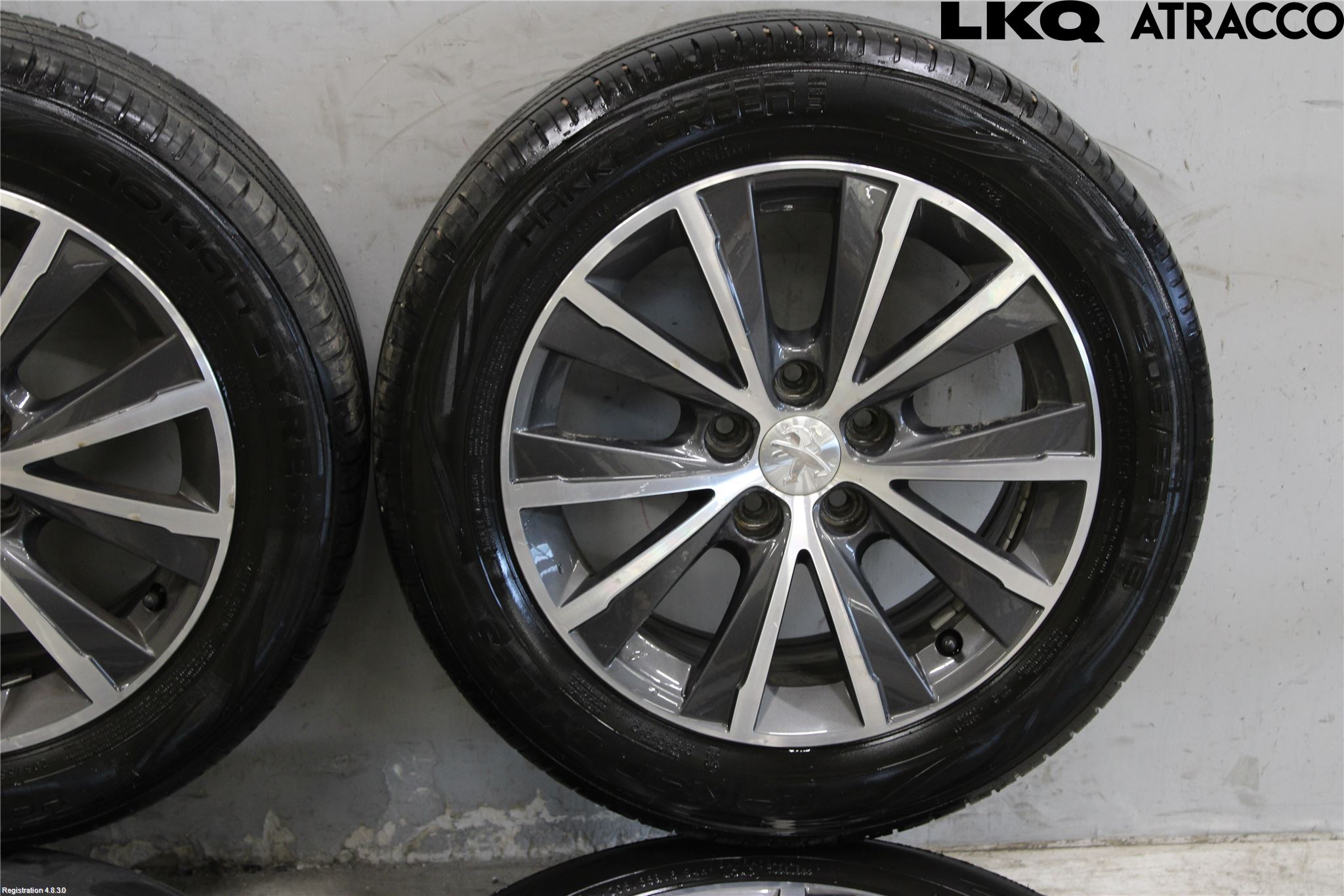 Peugeot 308 14-21 Dekk Sommer På Alu Felg 4Stk