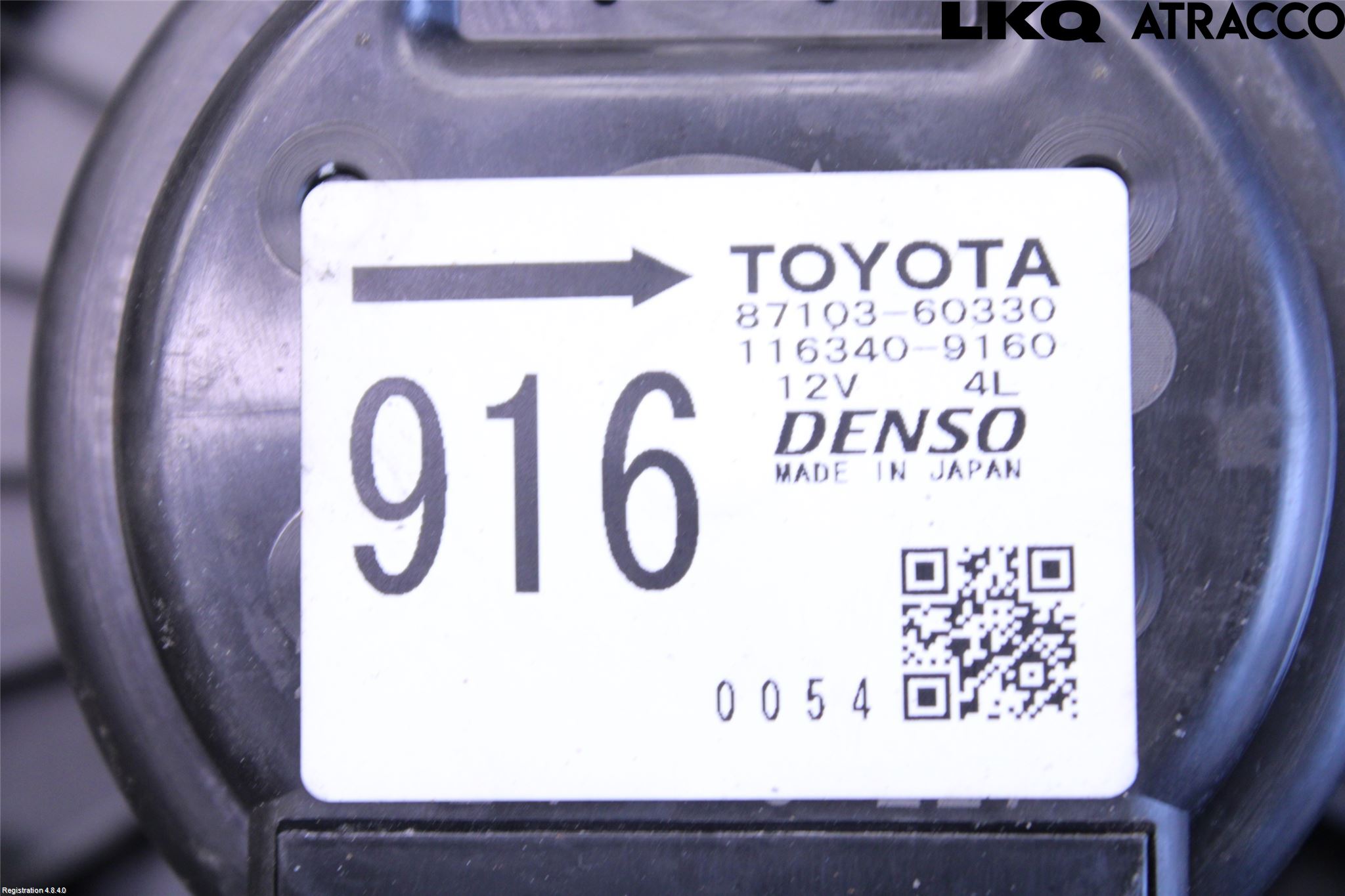 Toyota LANDCRUISER J120 02-09 Varme Ac Varmeapparatvifte