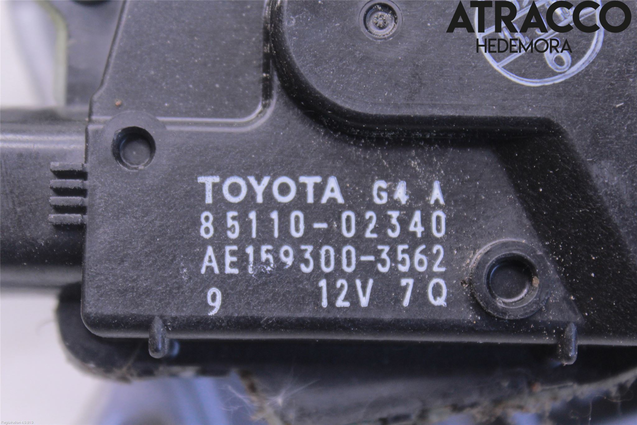 Toyota AURIS 13-19 Viskermotor Frontrute