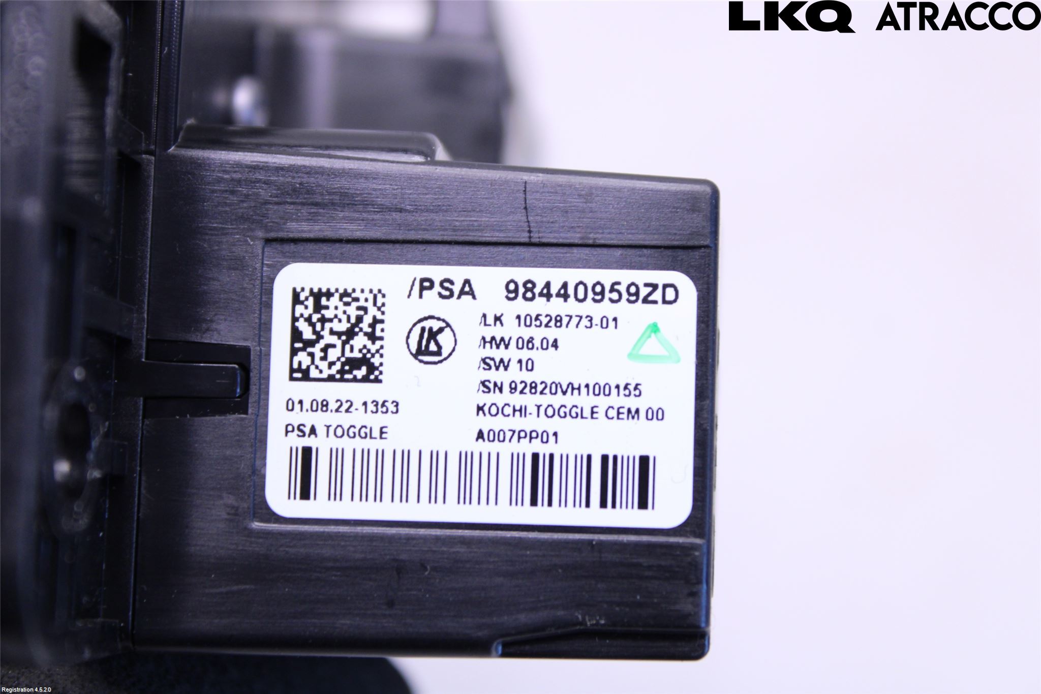 Peugeot 2008/E-2008 20- Bryter Gearkasse