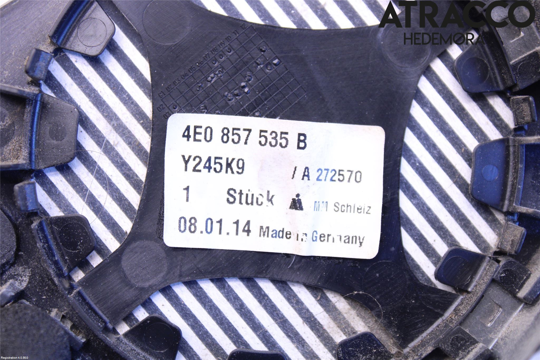 Audi A8/S8 4E  02-09 Speil Glass V