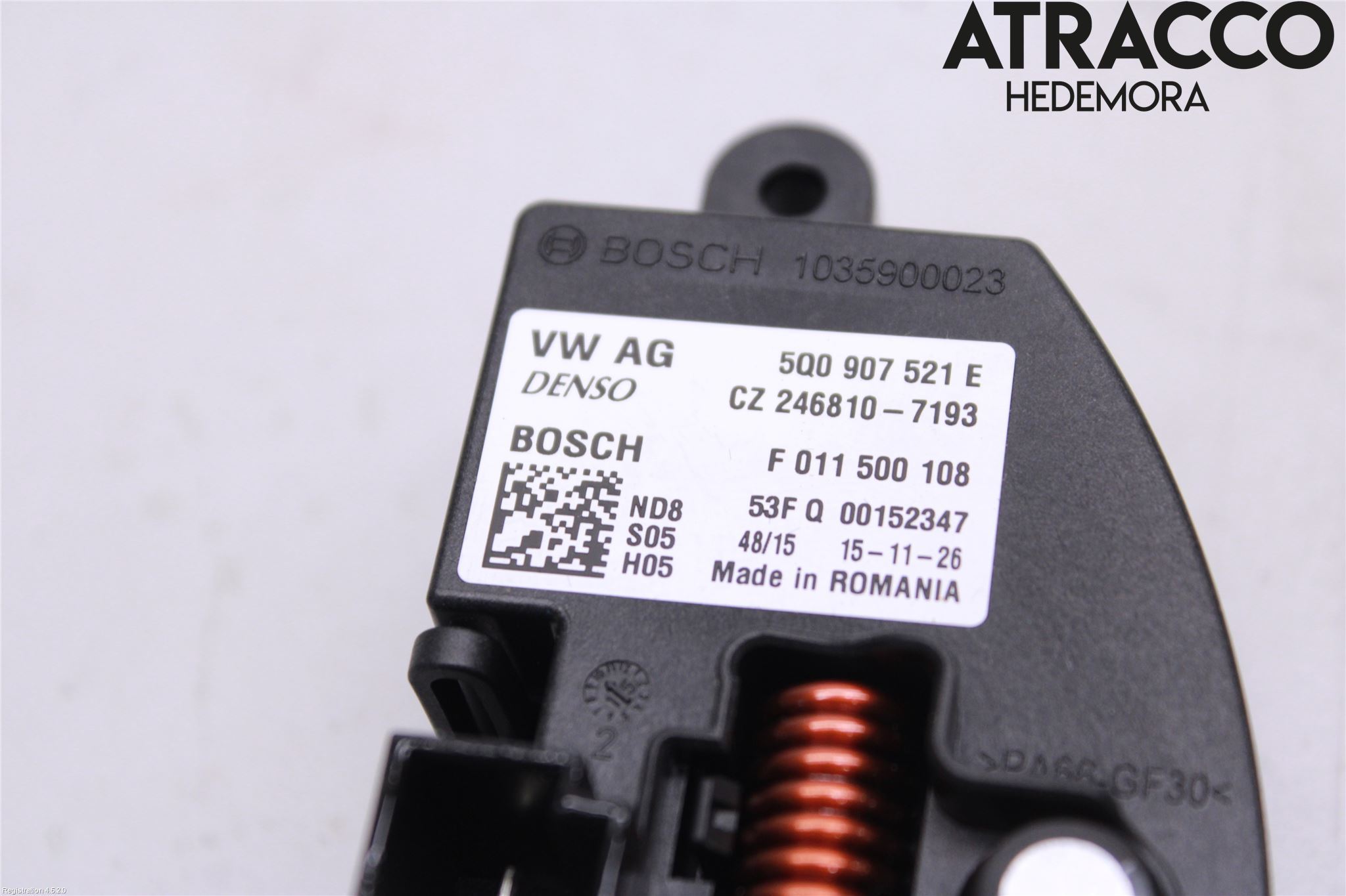 Volkswagen VW GOLF / E-GOLF VII 13-20 Varmeapparat Viftemotstand