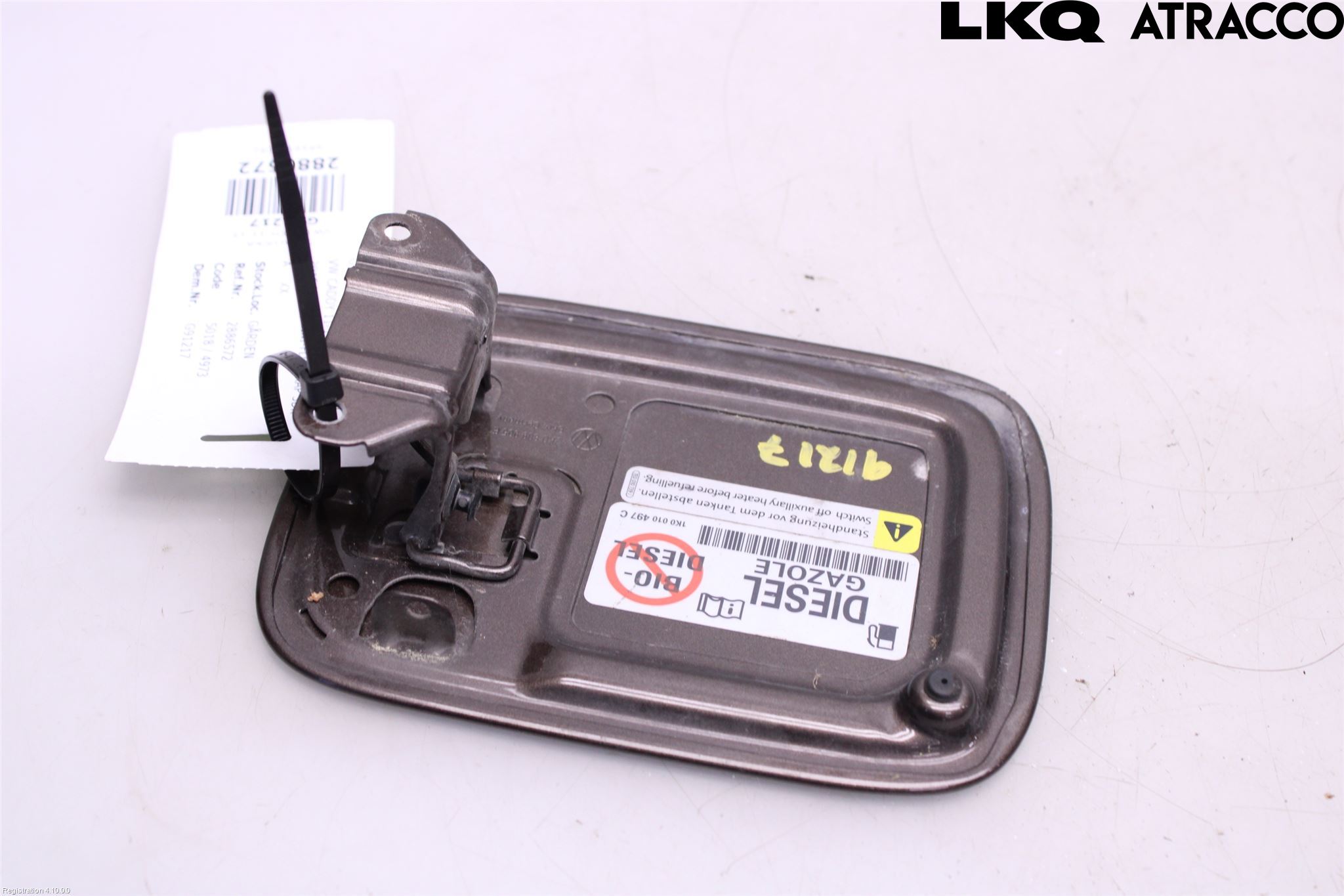 Volkswagen VW CADDY 11-15 Drivstoff Tankluke