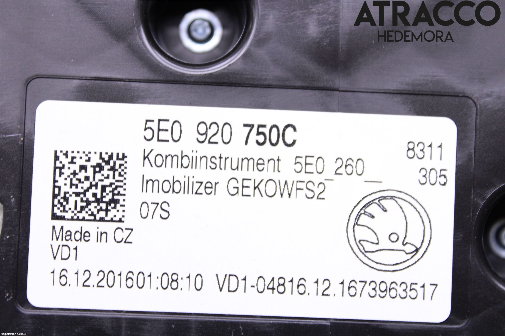 Skoda OCTAVIA (5E) 13-20 Instr Kombinert