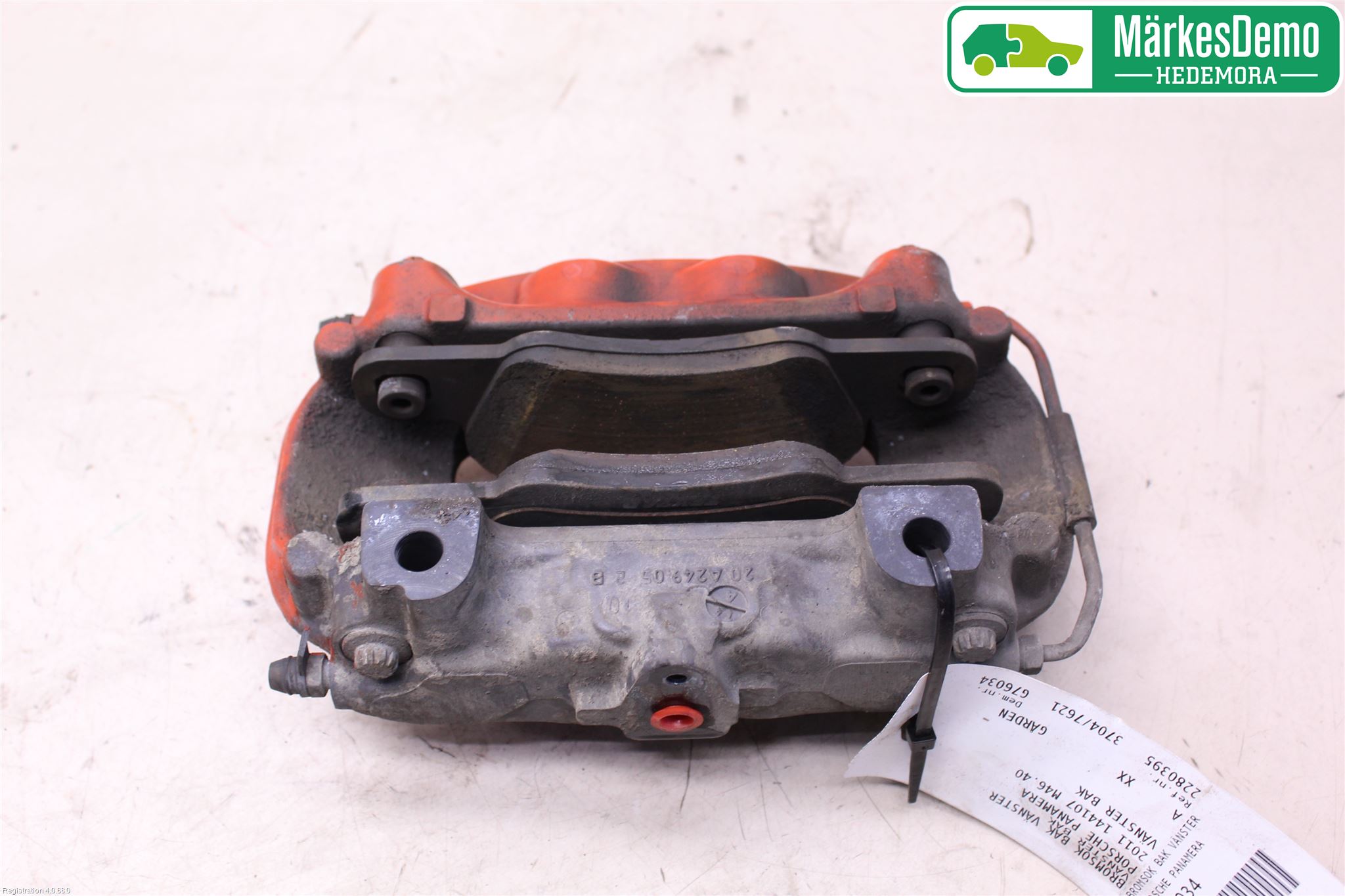 Porsche PANAMERA 09- Bremsecaliper Bak Venstre