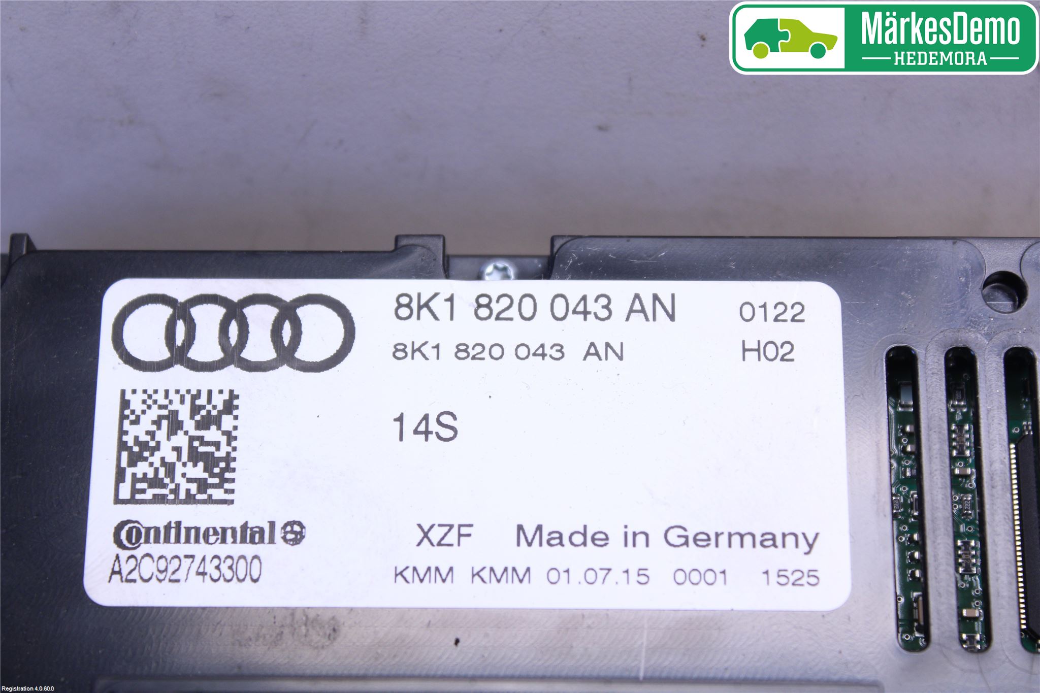 Audi A5 07-16 Varme Ac Betjening-Display