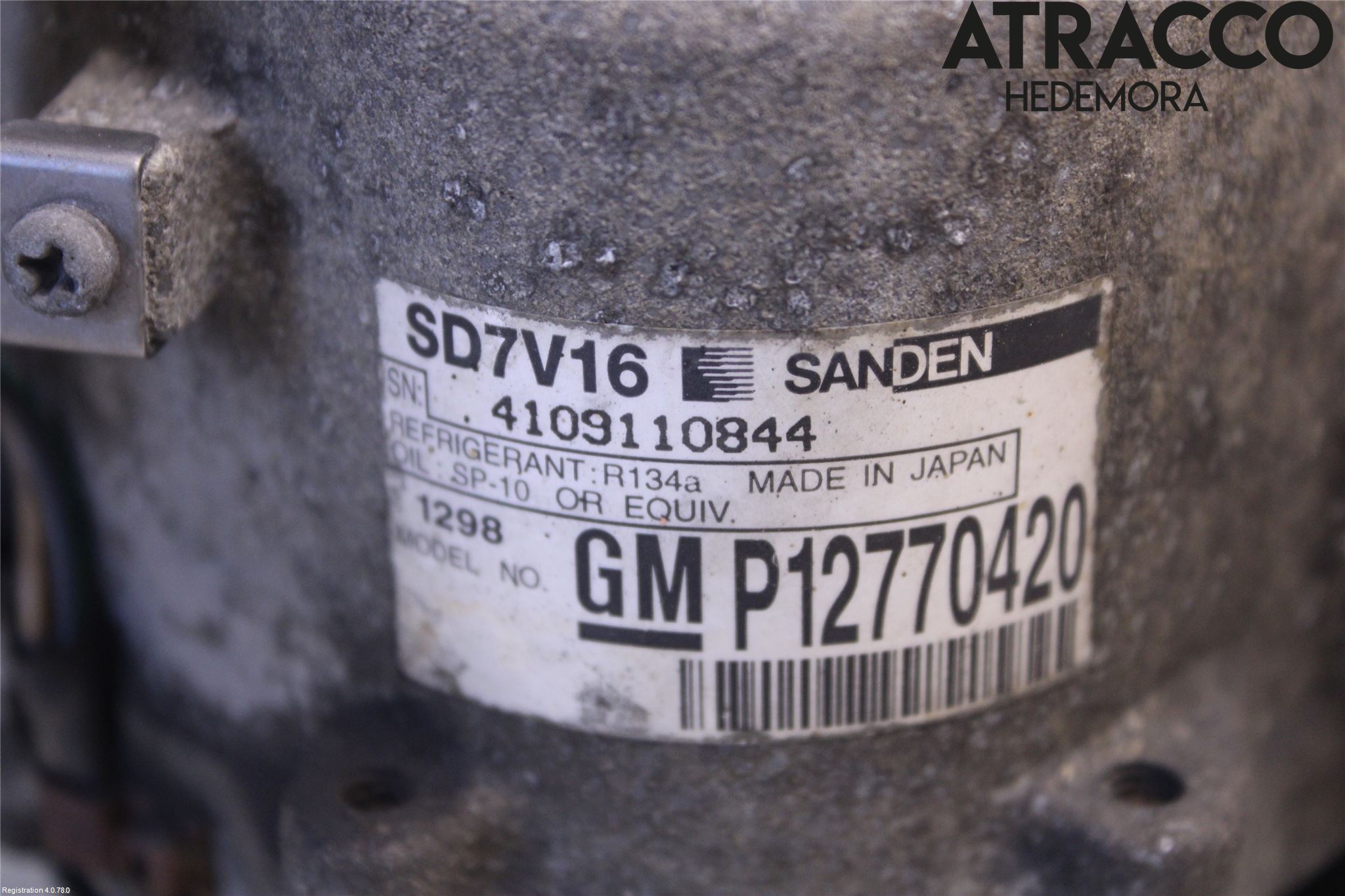 Saab 9-3 VER2/VER3 08-15 Varme Ac Kompressor