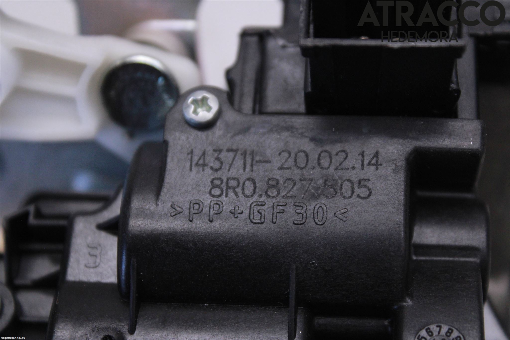 Audi A3/S3 8V 13-20 Bakluke-Lokk Låsekasse