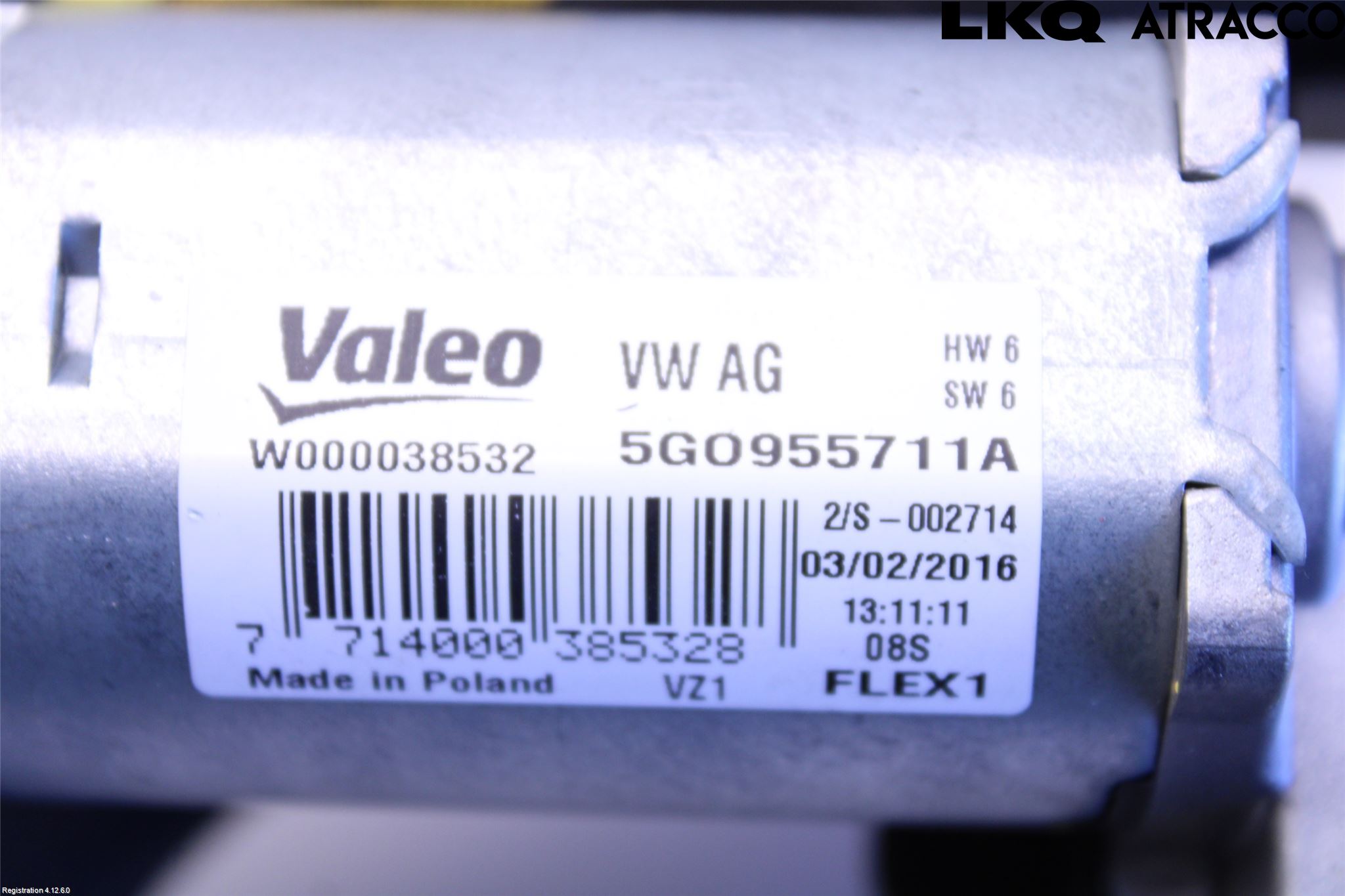 Volkswagen VW PASSAT 15-19 Viskermotor Bakluke
