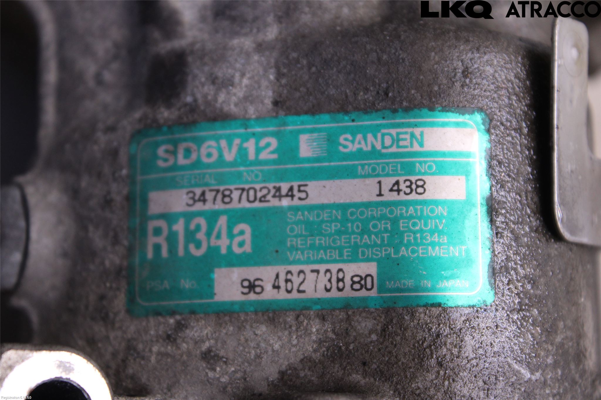 Peugeot 206 98-09 Varme Ac Kompressor