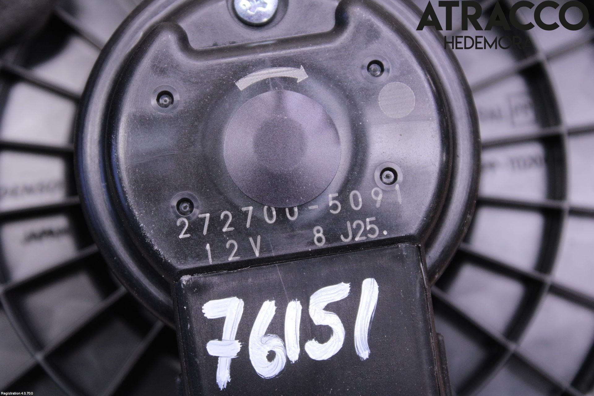 Lexus RX XU30 03-09 Varme Ac Varmeapparatvifte