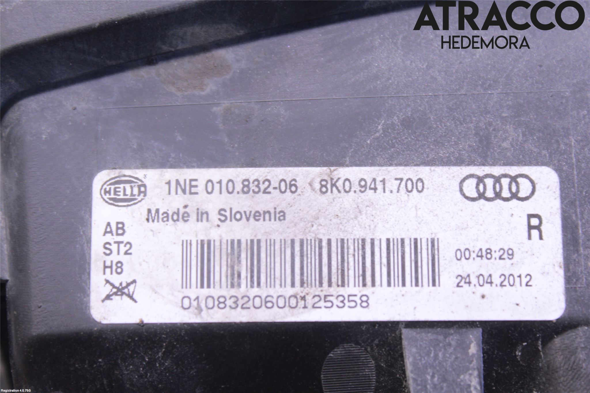 Audi A4 12-15 Frontlykt-Kurve-Tåkelys