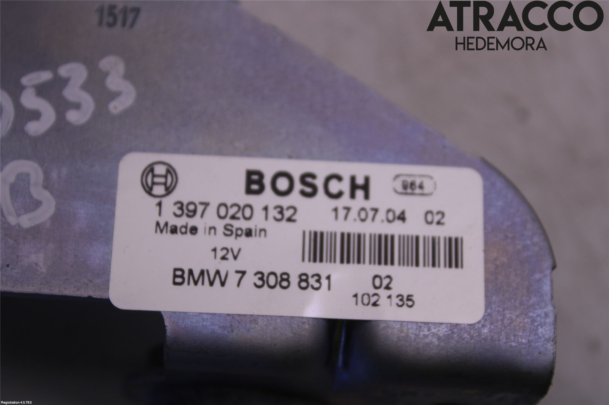 BMW 3 F30/F31/F80 12-19 Bakluke-Lokk Låsekasse