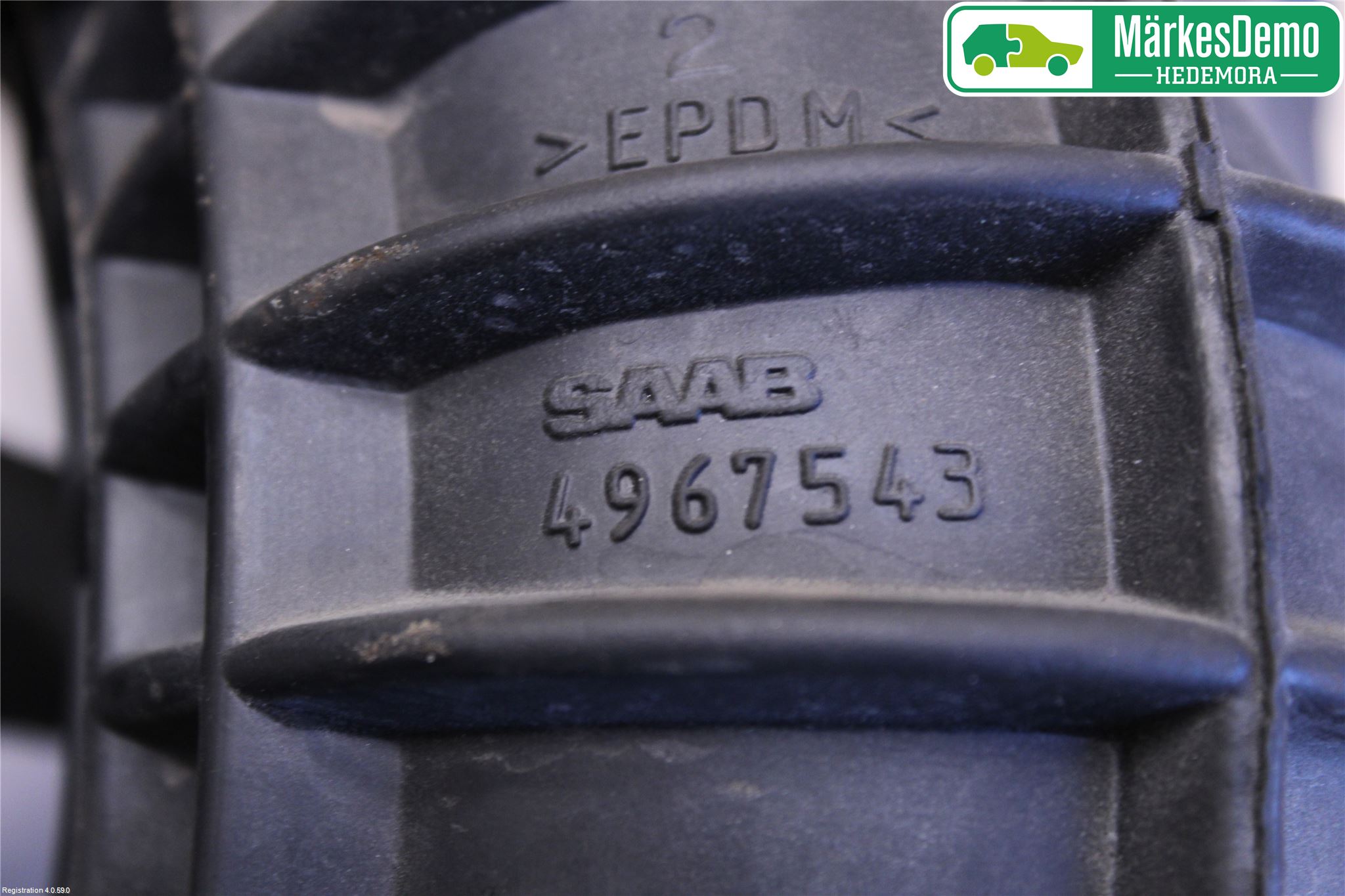 Saab 9-5     06-10 Inns Gummibelg - Slange