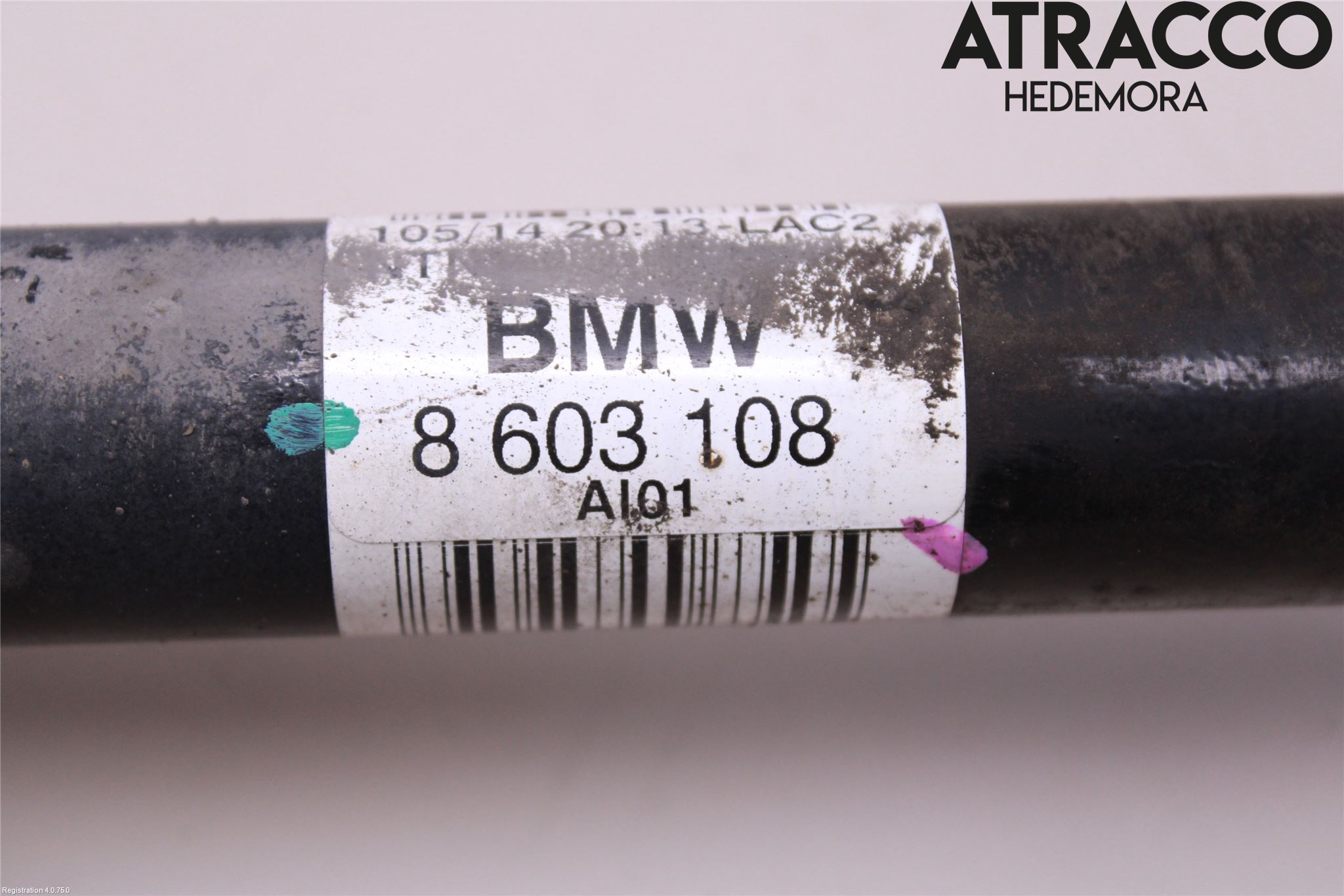 BMW 4 F32/F33/F82/F83 13-20 Drivaksel Bak Kompl Høyre