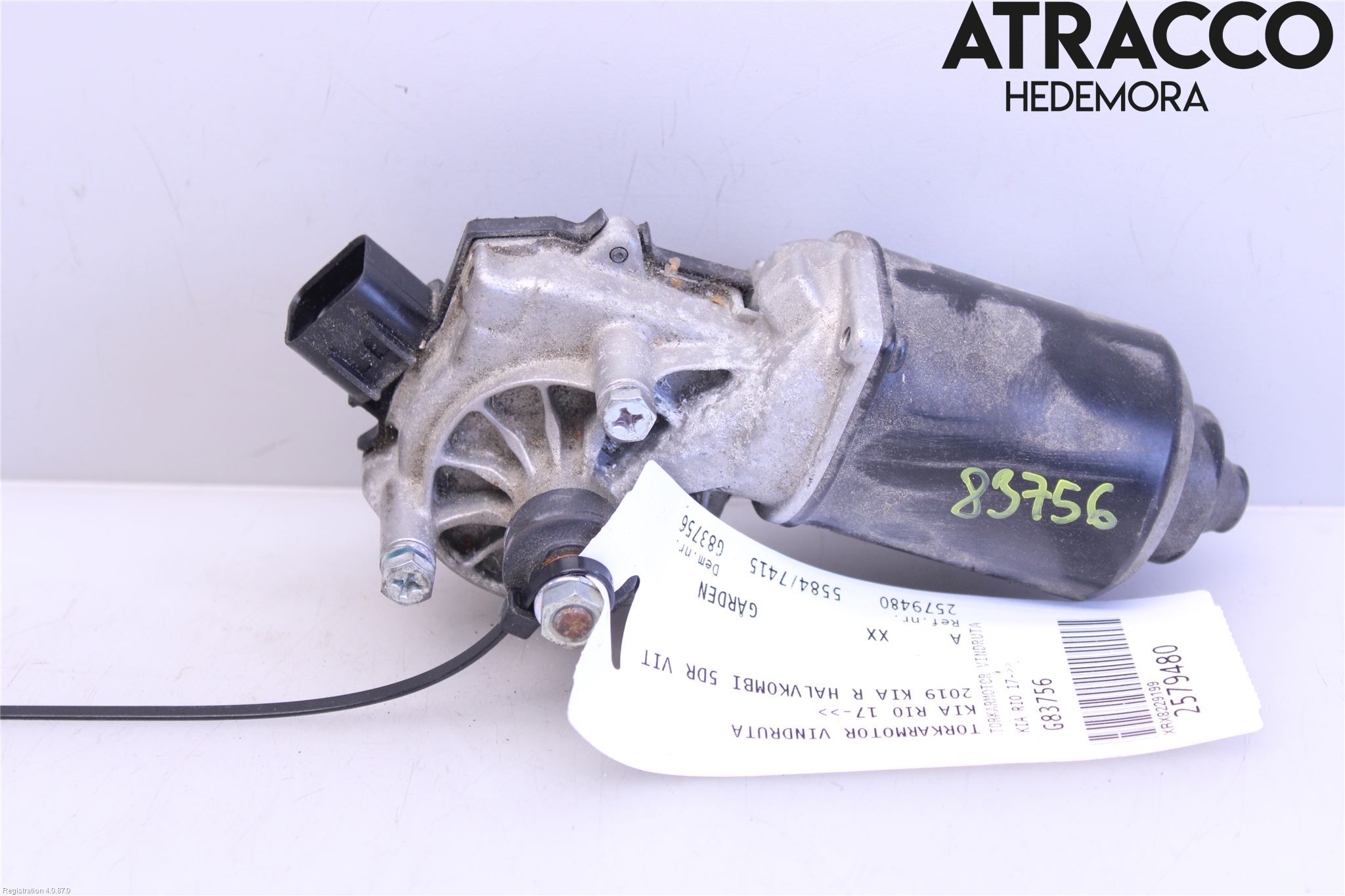 Kia RIO 17- Viskermotor Frontrute