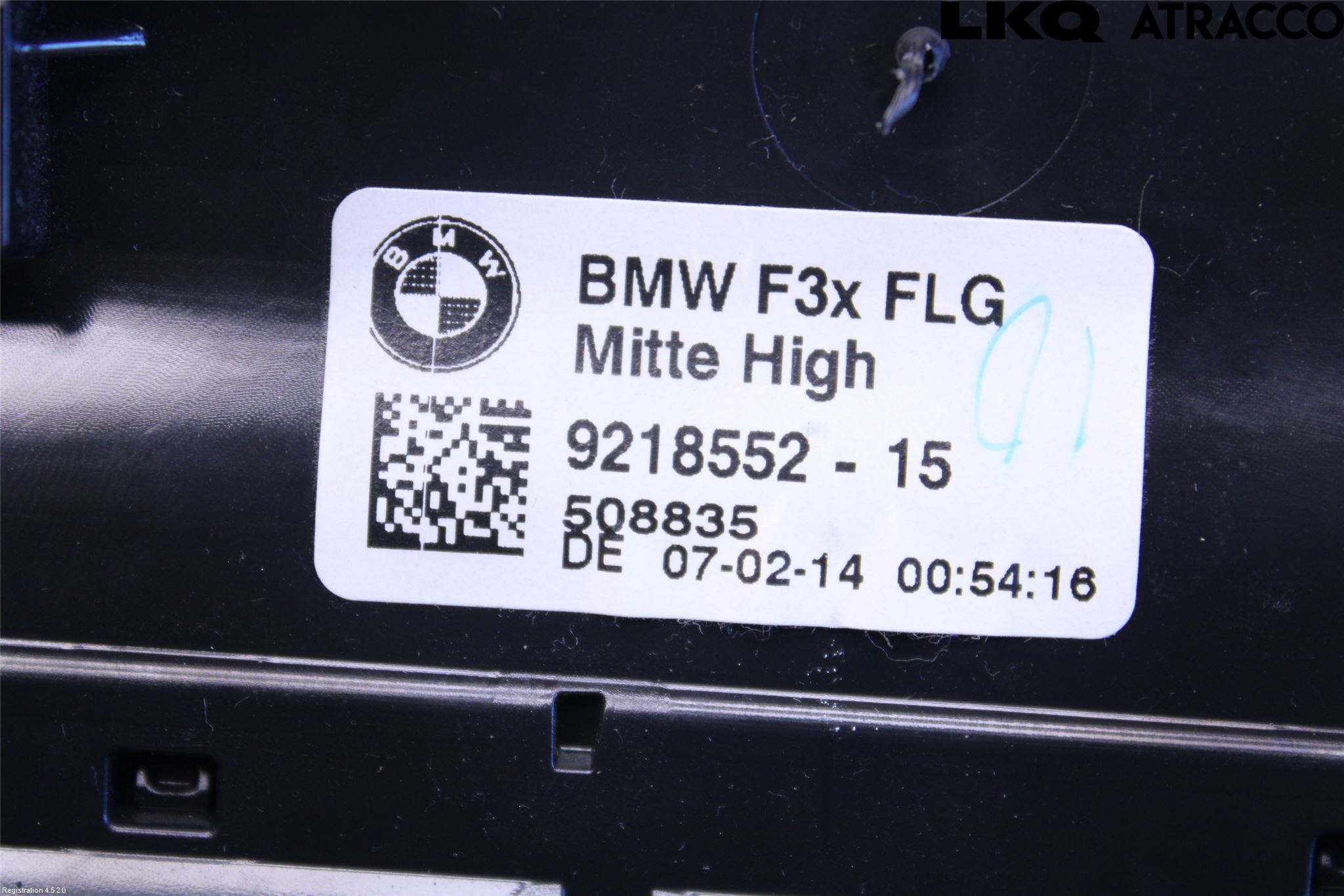 BMW 3 F30/F31/F80 12-19 Dashbord Kanal - Dyse