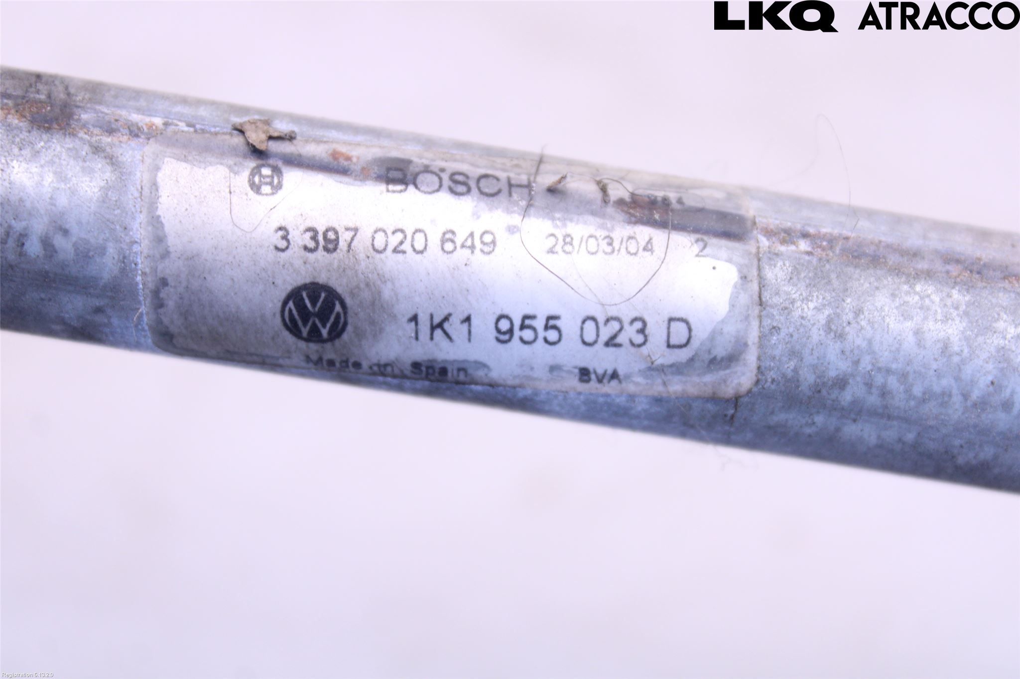 Volkswagen VW GOLF V 04-09 Viskeroverføring Frontrute