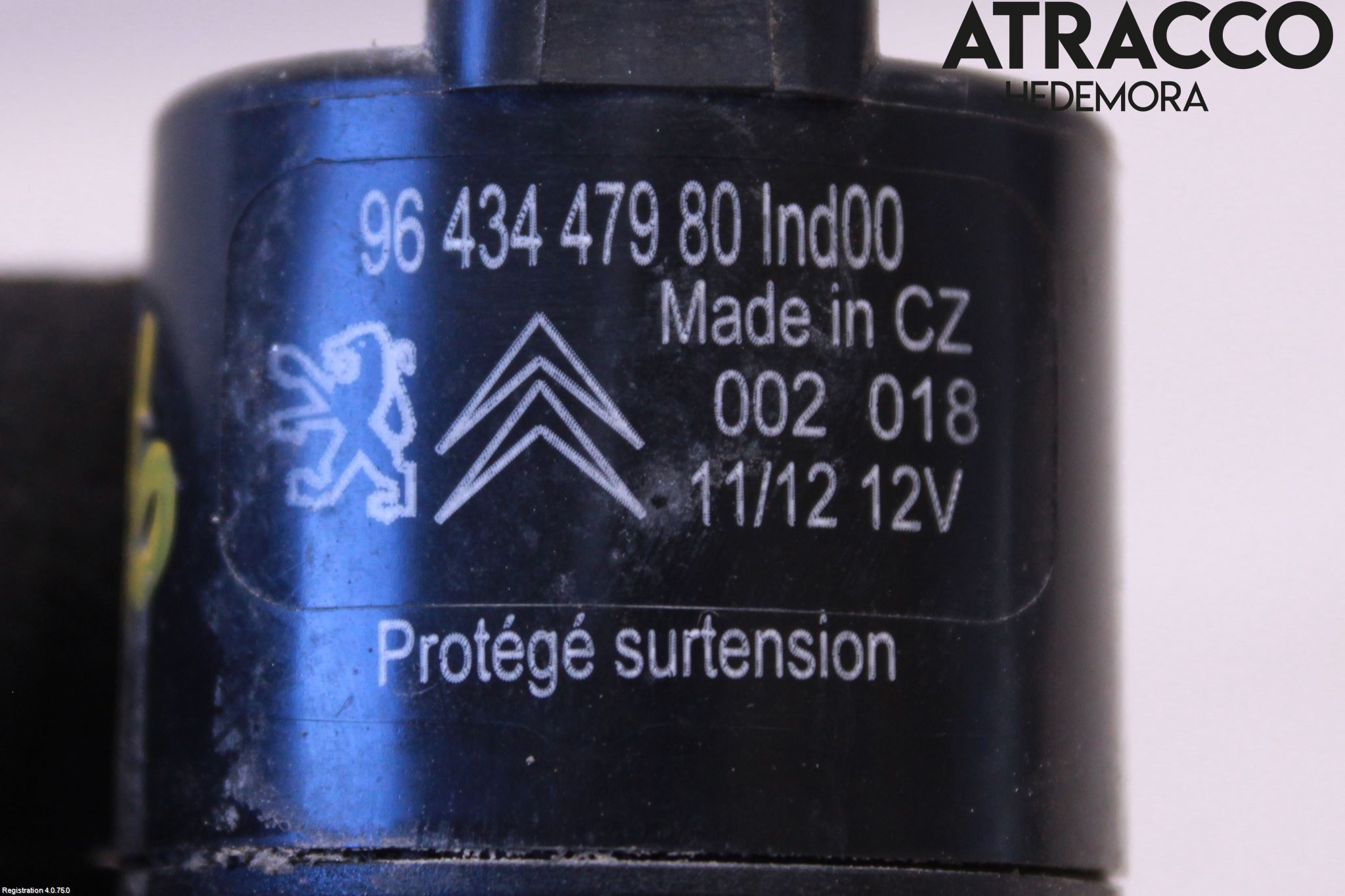 Citroen DS5 Spylerpumpe Frontrute