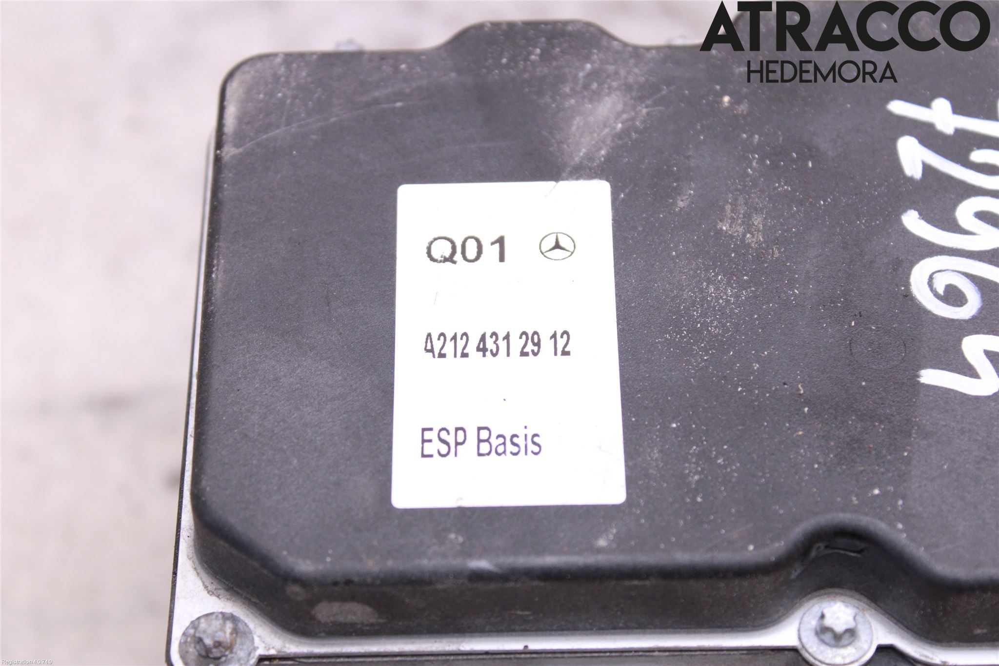 Mercedes-Benz MB E-KLASS (W212) 09-16 Abs Hydraulikkaggregat
