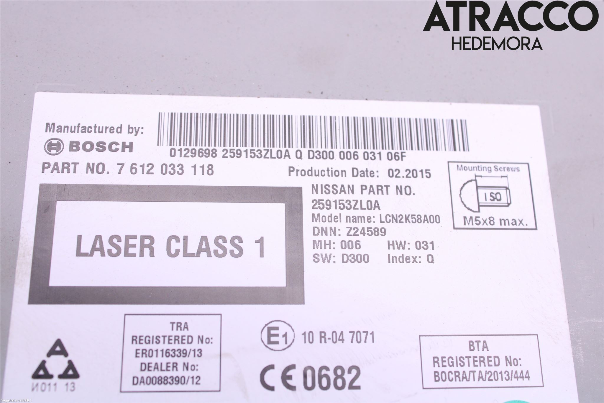 Nissan PULSAR Stereo Radio Med Cd