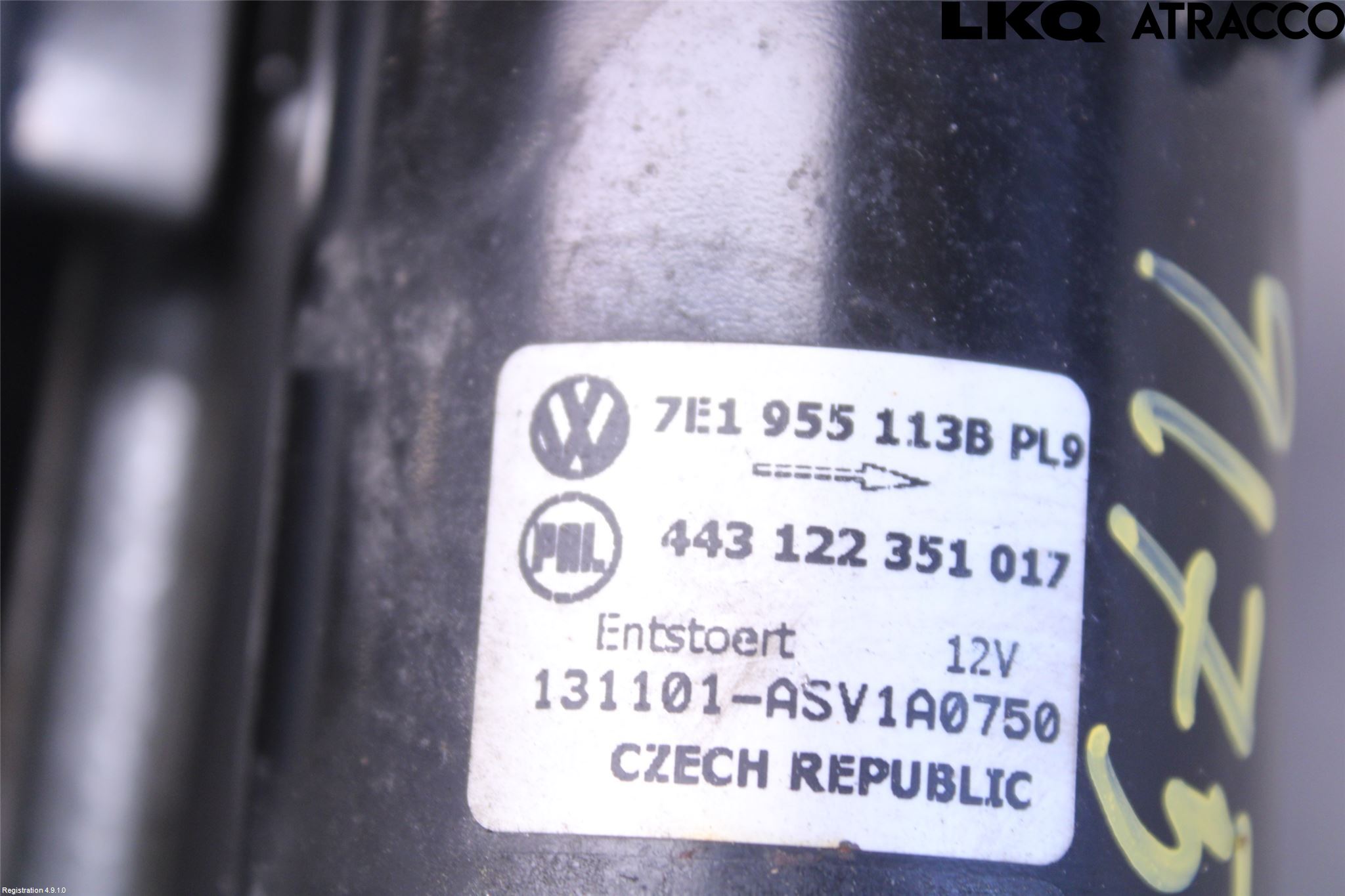 Volkswagen VW TRANSP/CARAVELLE (T5) 04-15 Viskermotor Frontrute