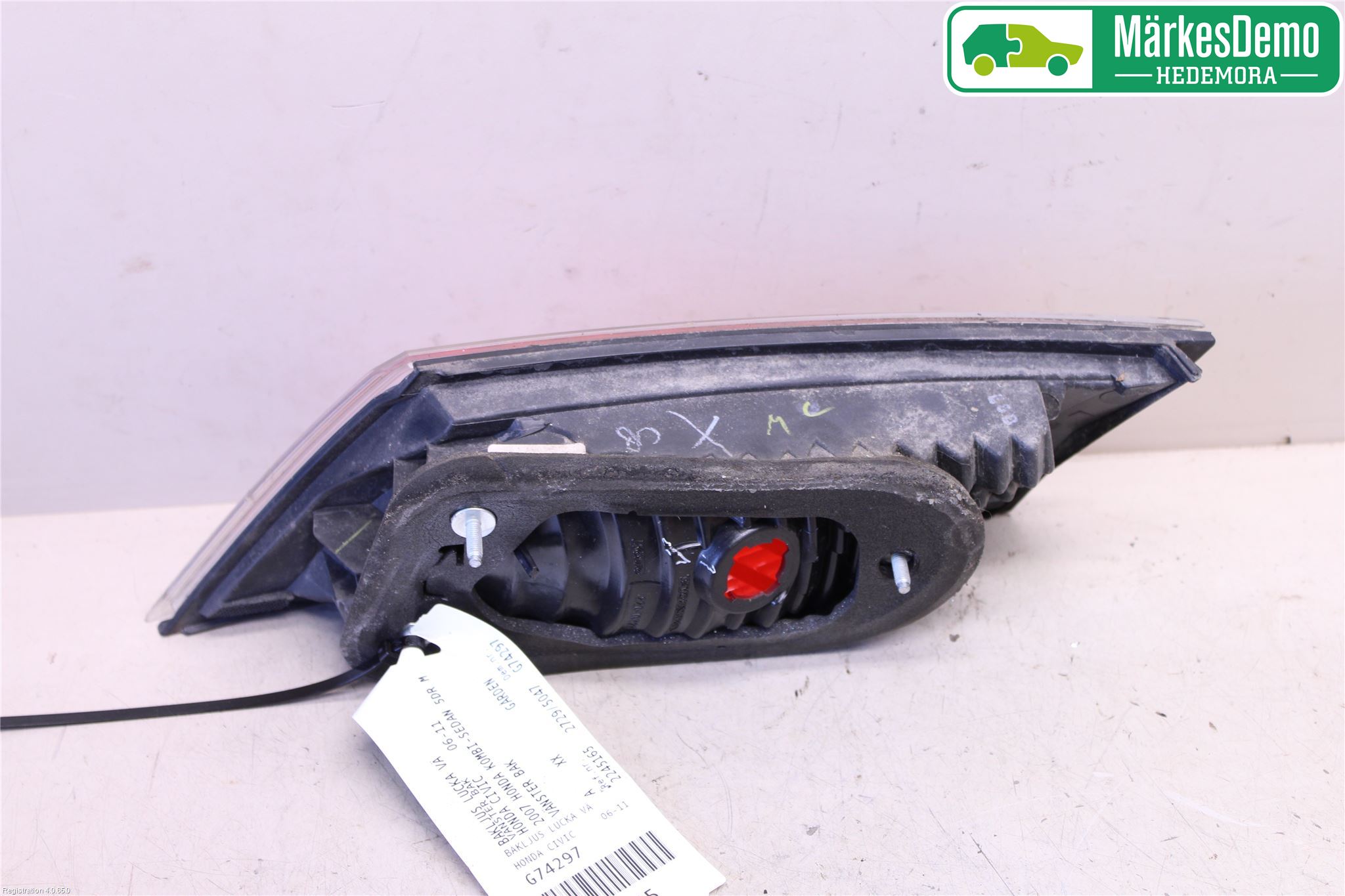 Honda CIVIC 06-11 Baklykt Venstre  På Luke(Indre