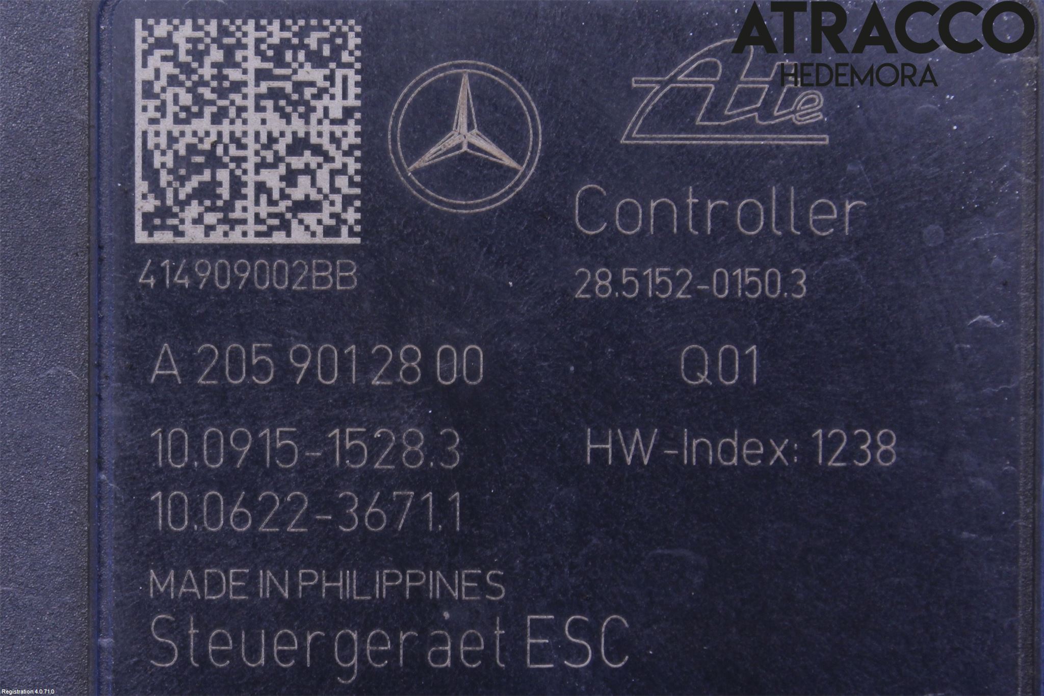Mercedes-Benz MB C-KLASS (W205) 14-21 Abs Hydraulikkaggregat