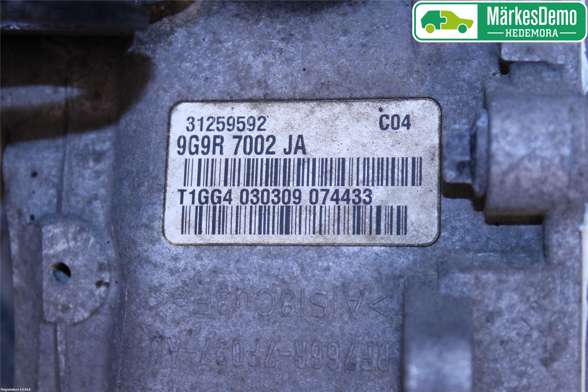 Volvo V70 08-13 Gearkasse 6 Trinn