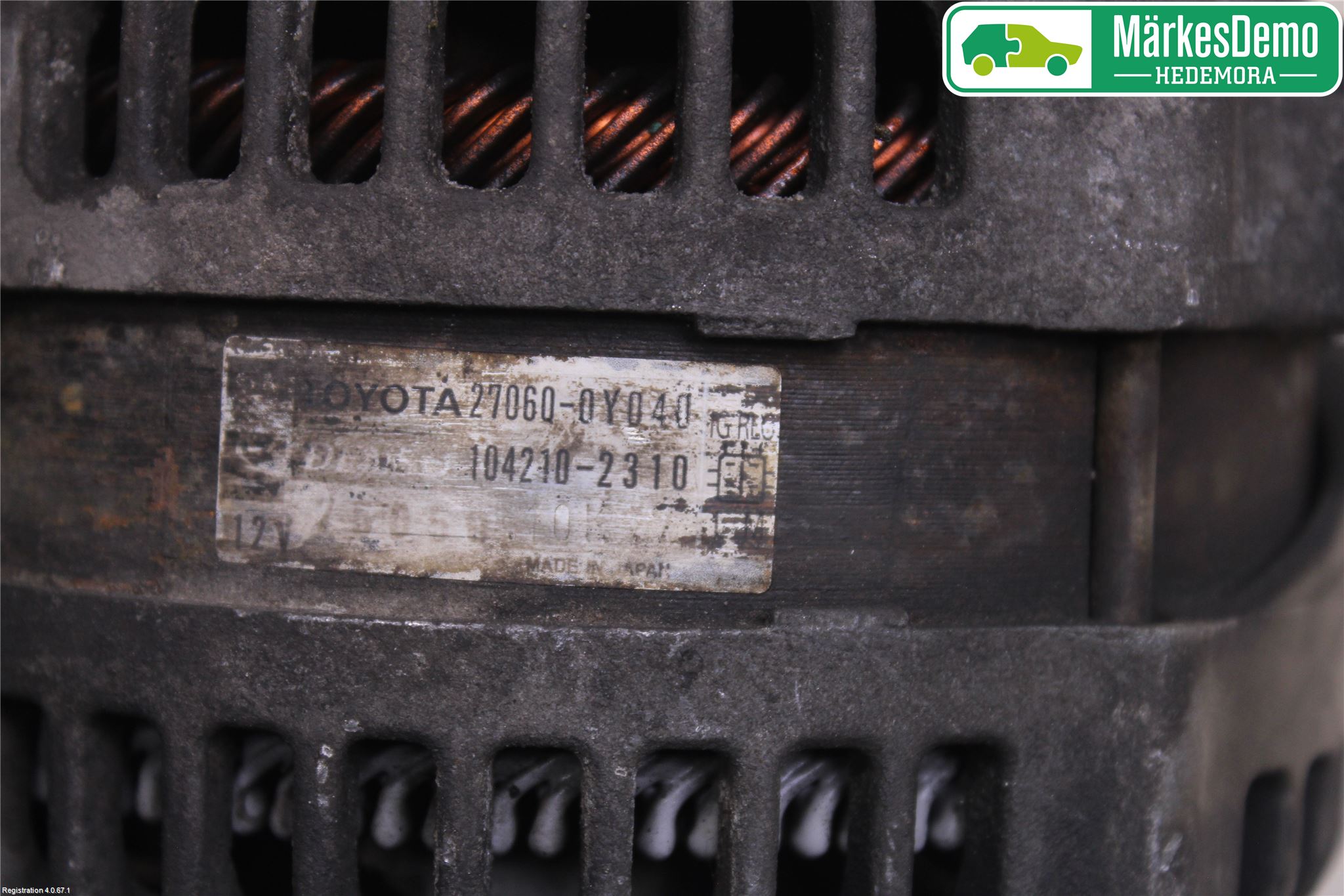 Toyota YARIS XP90 06-11 Dynamo