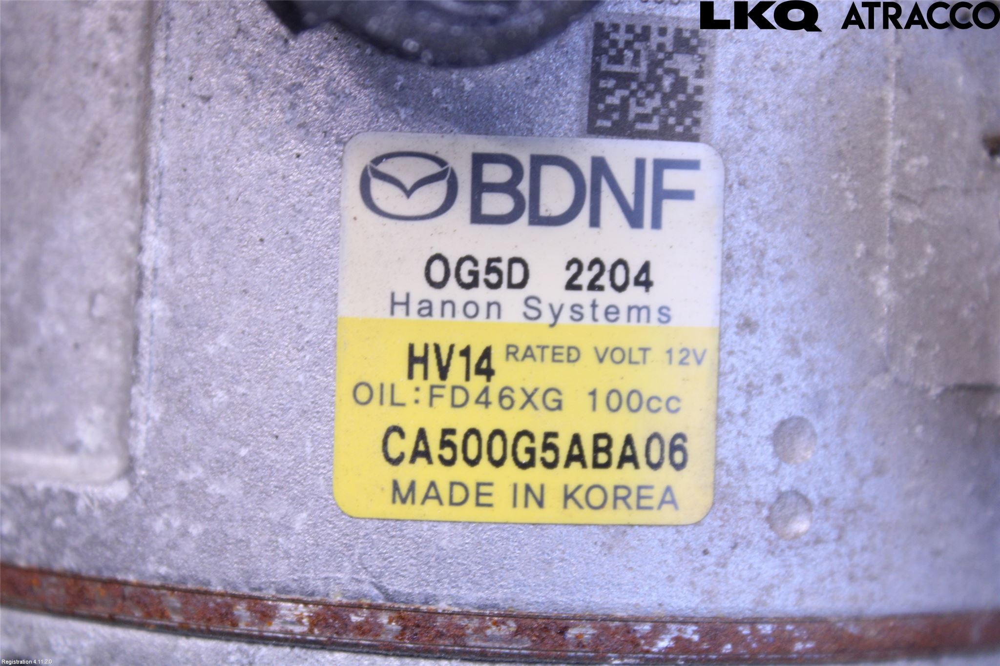 Mazda CX-30 20- Varme Ac Kompressor