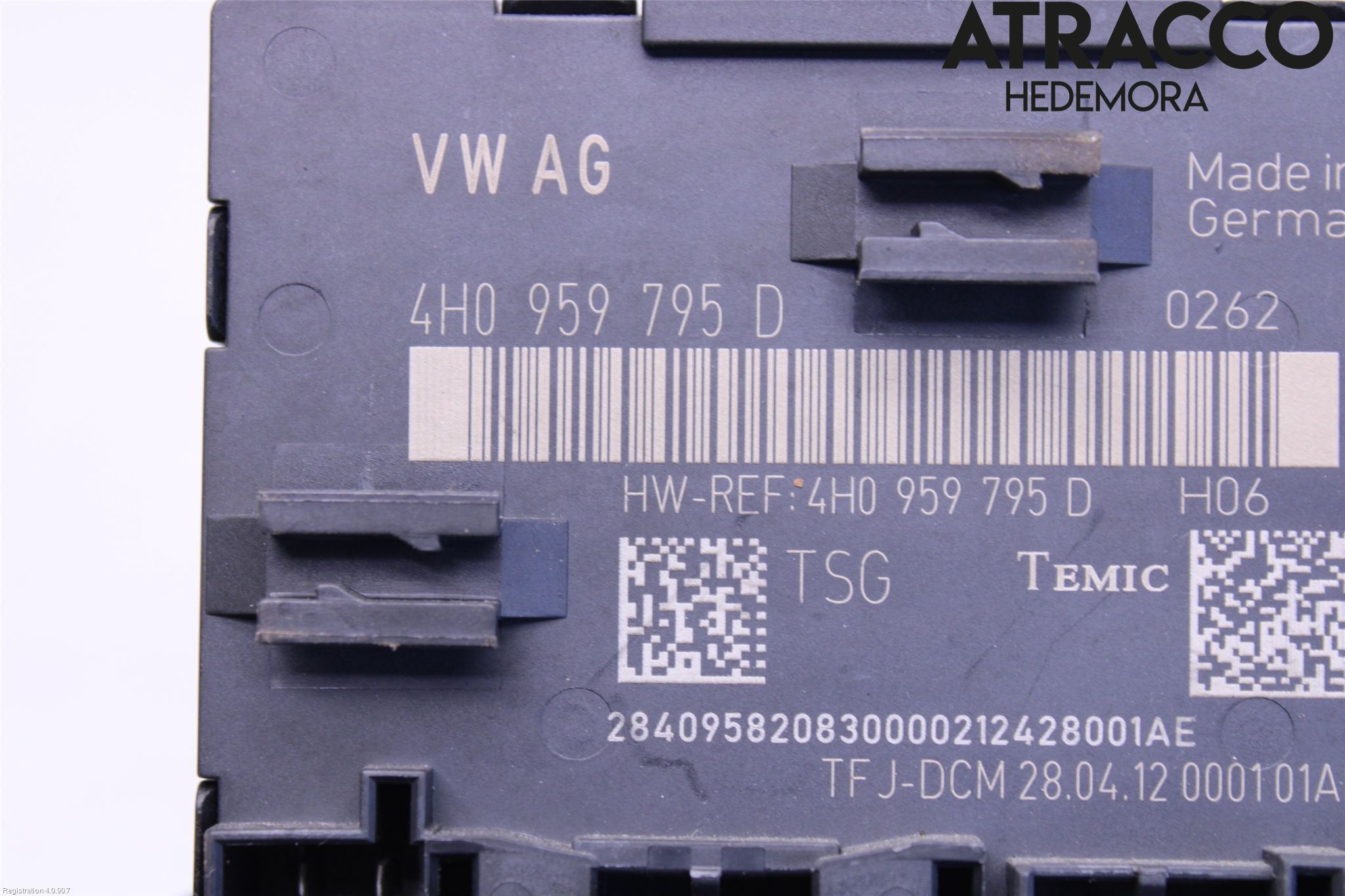 Audi A8/S8 4H 10-17 Styreenhet Dør