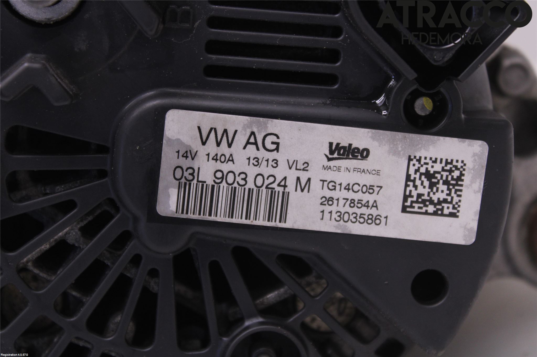 Volkswagen VW TOURAN 10-15 Dynamo