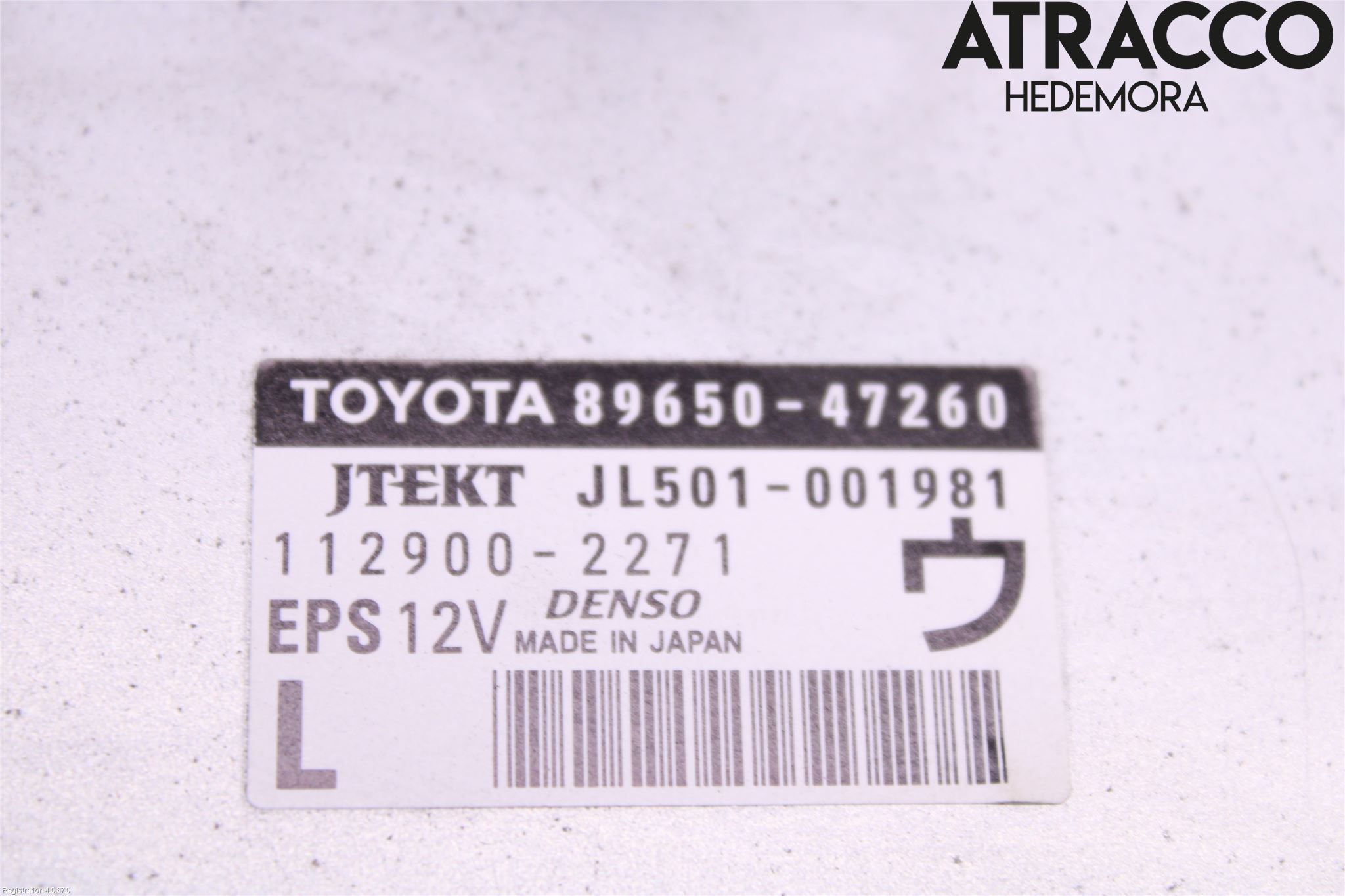 Toyota PRIUS ZVW30 09-20 Styreenhet Styreservo