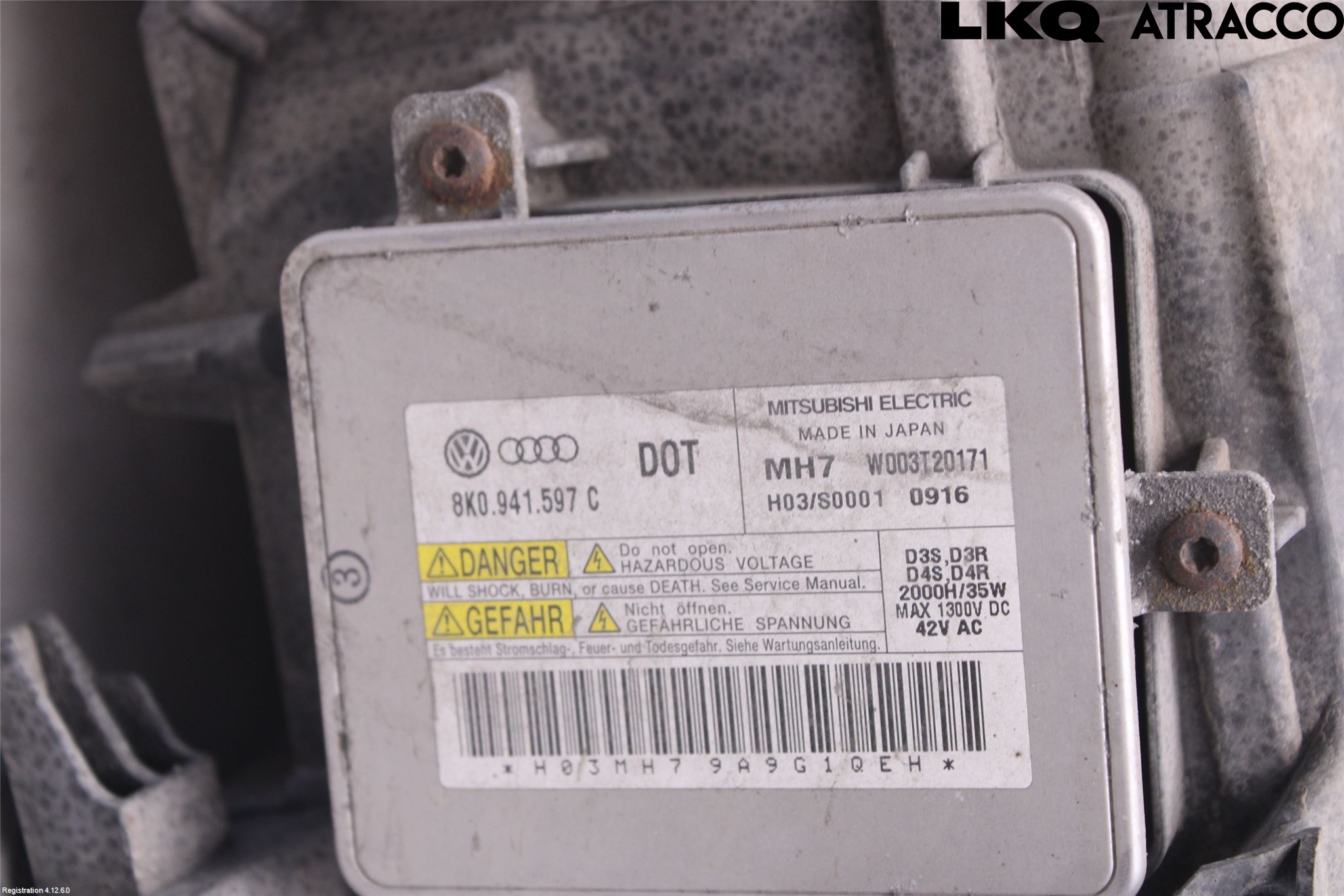 Audi A4/S4 08-11 Frontlykt Venstre