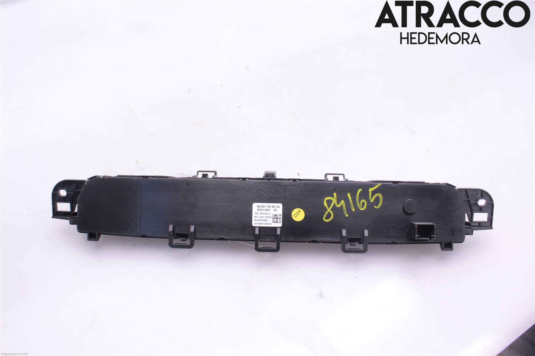 Peugeot EXPERT/E-EXPERT 17- Varme Ac Betjening-Display