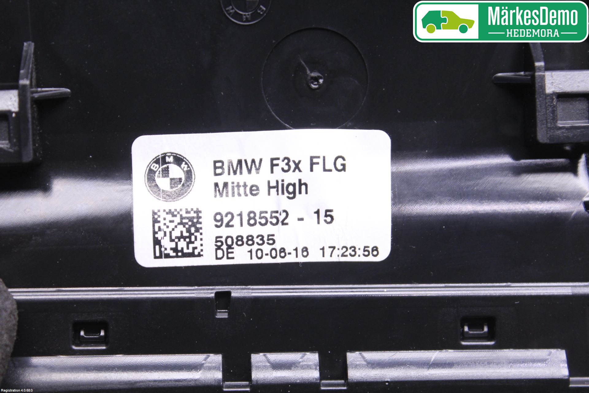 BMW 3 GT F34 13-19 Dashbord Kanal - Dyse