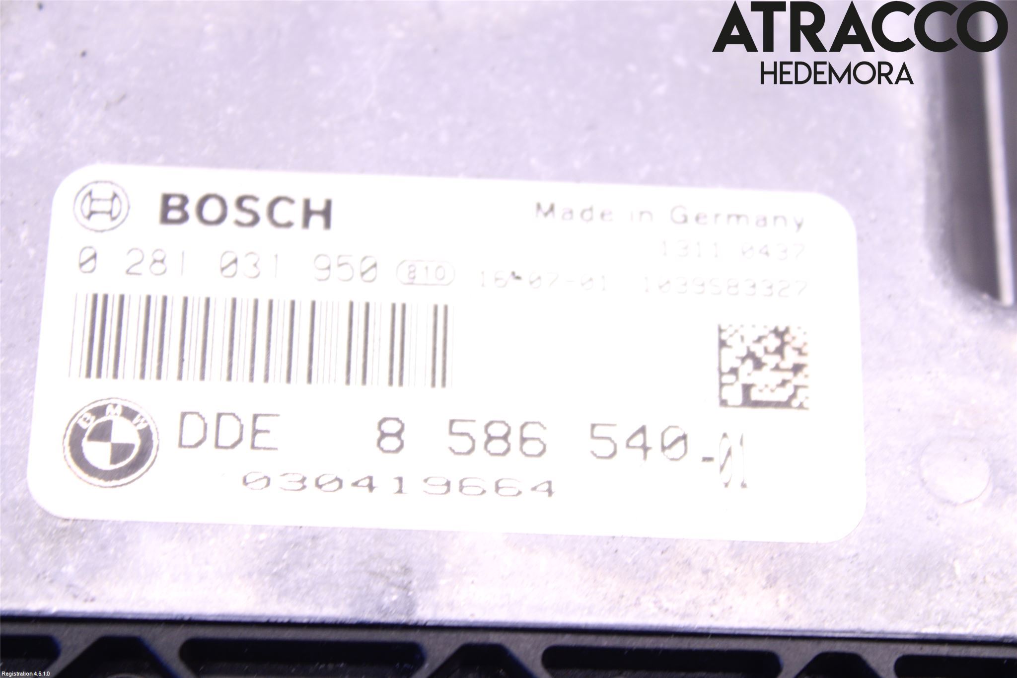 BMW 3 F30/F31/F80 12-19 Styreenhet Dieselpumpe